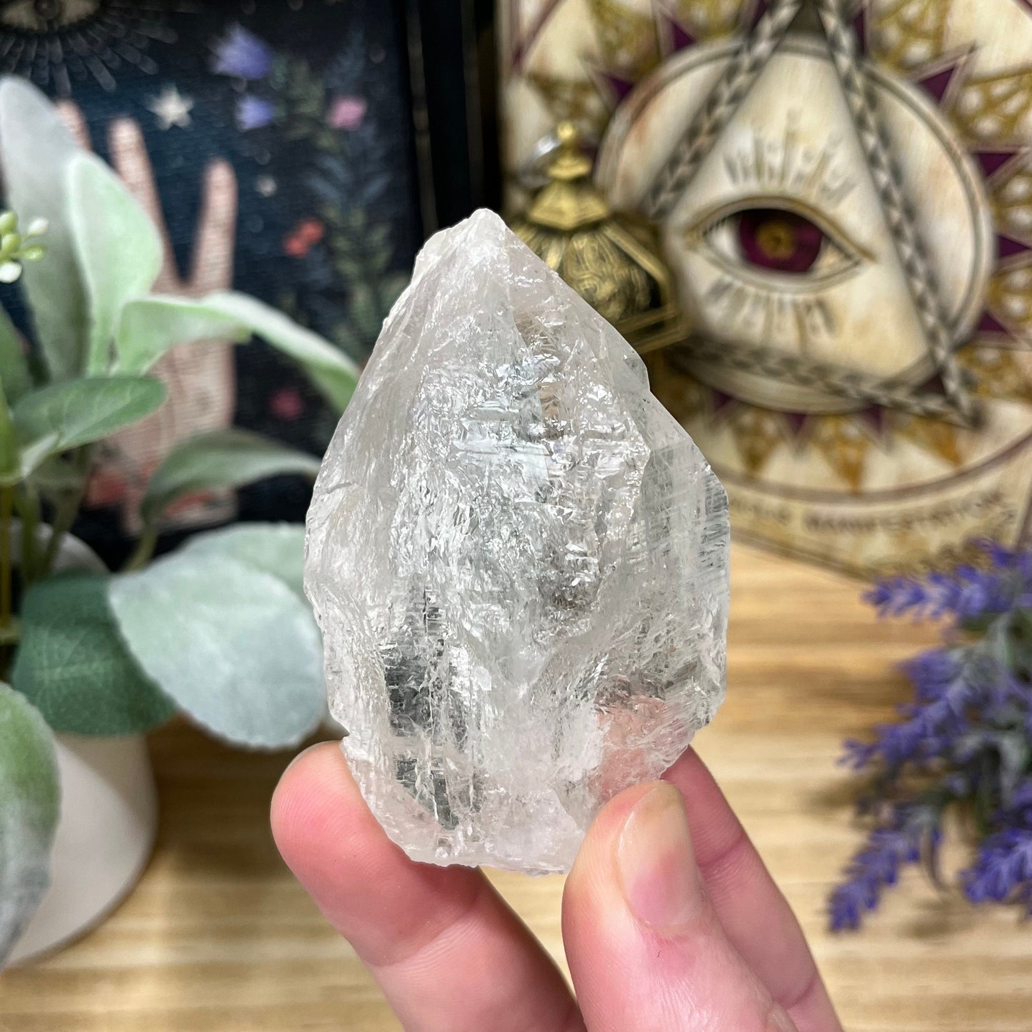 Himalayan Quartz with Chunky Clear Semi-Point