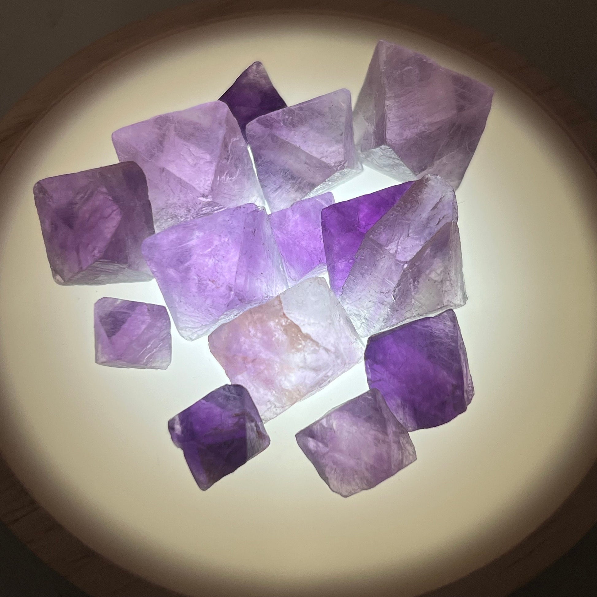 Purple Fluorite Octahedron