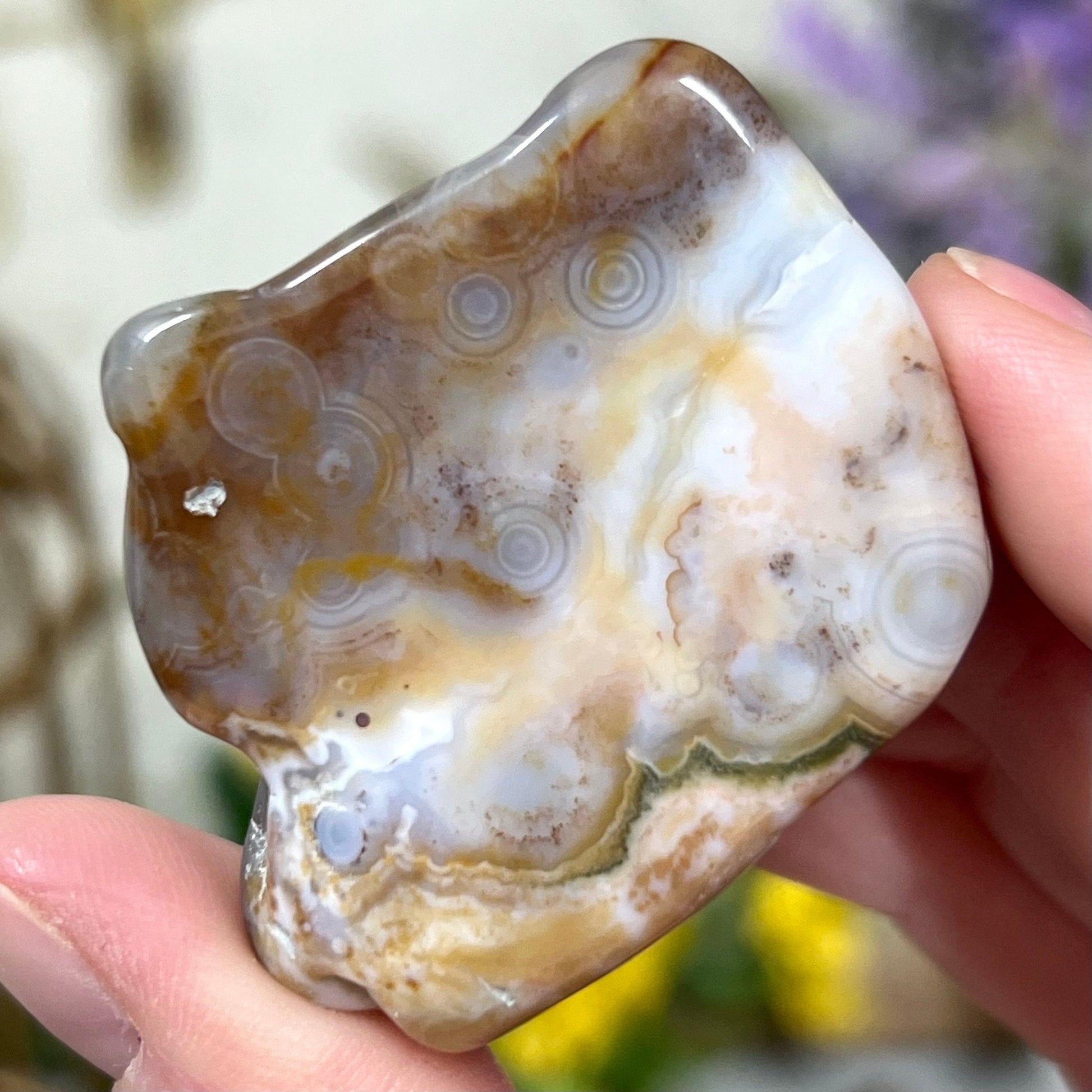 8th Vein OJ Tumble | Eighth Vein Ocean Jasper Freeform | Marovato Ocean Jasper | Vein 8