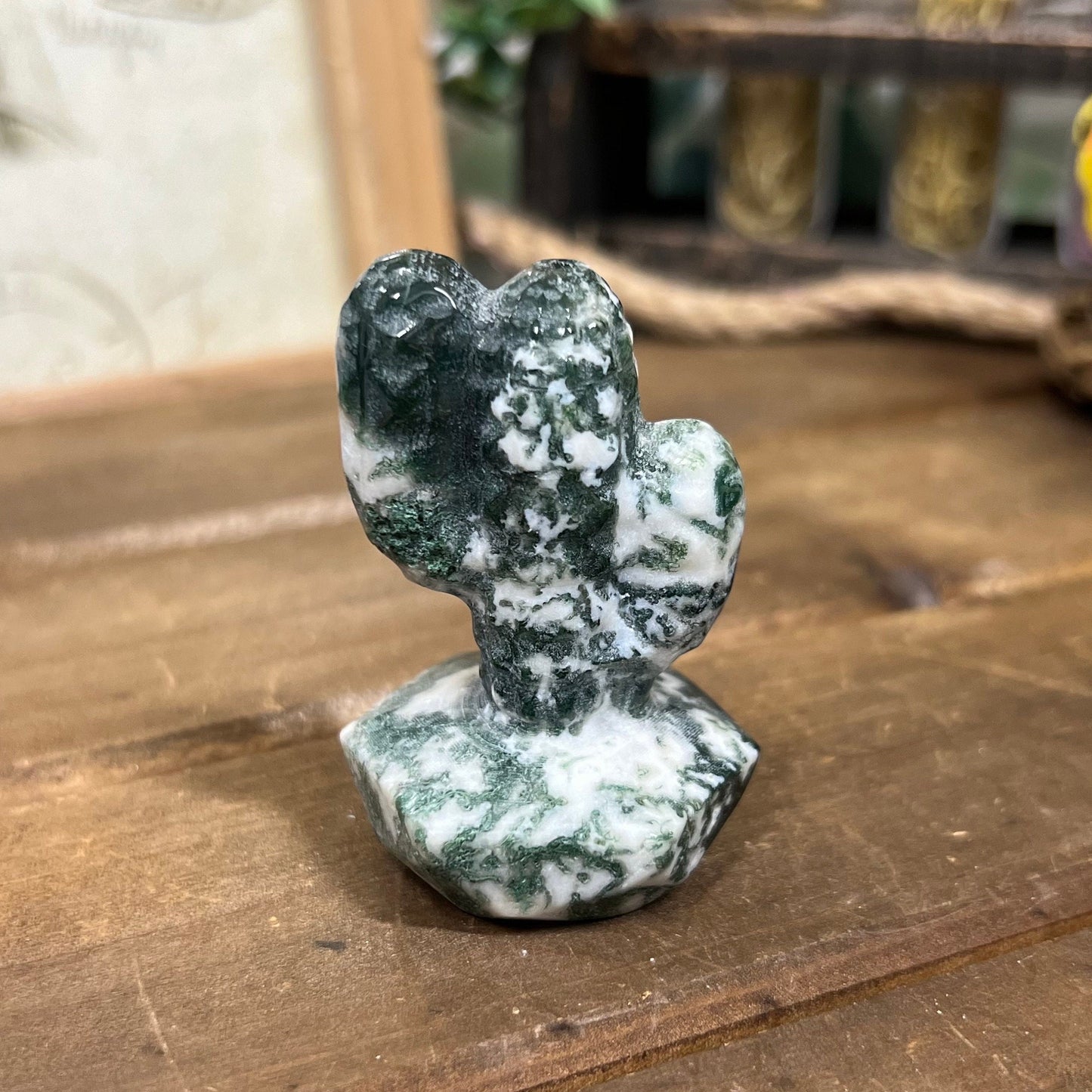 Green Aventurine Cactus