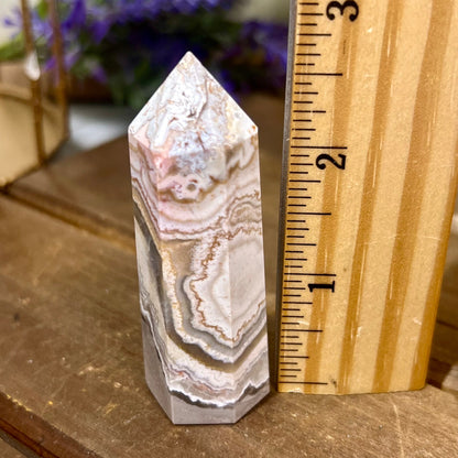 Mexican Lace Agate Tower