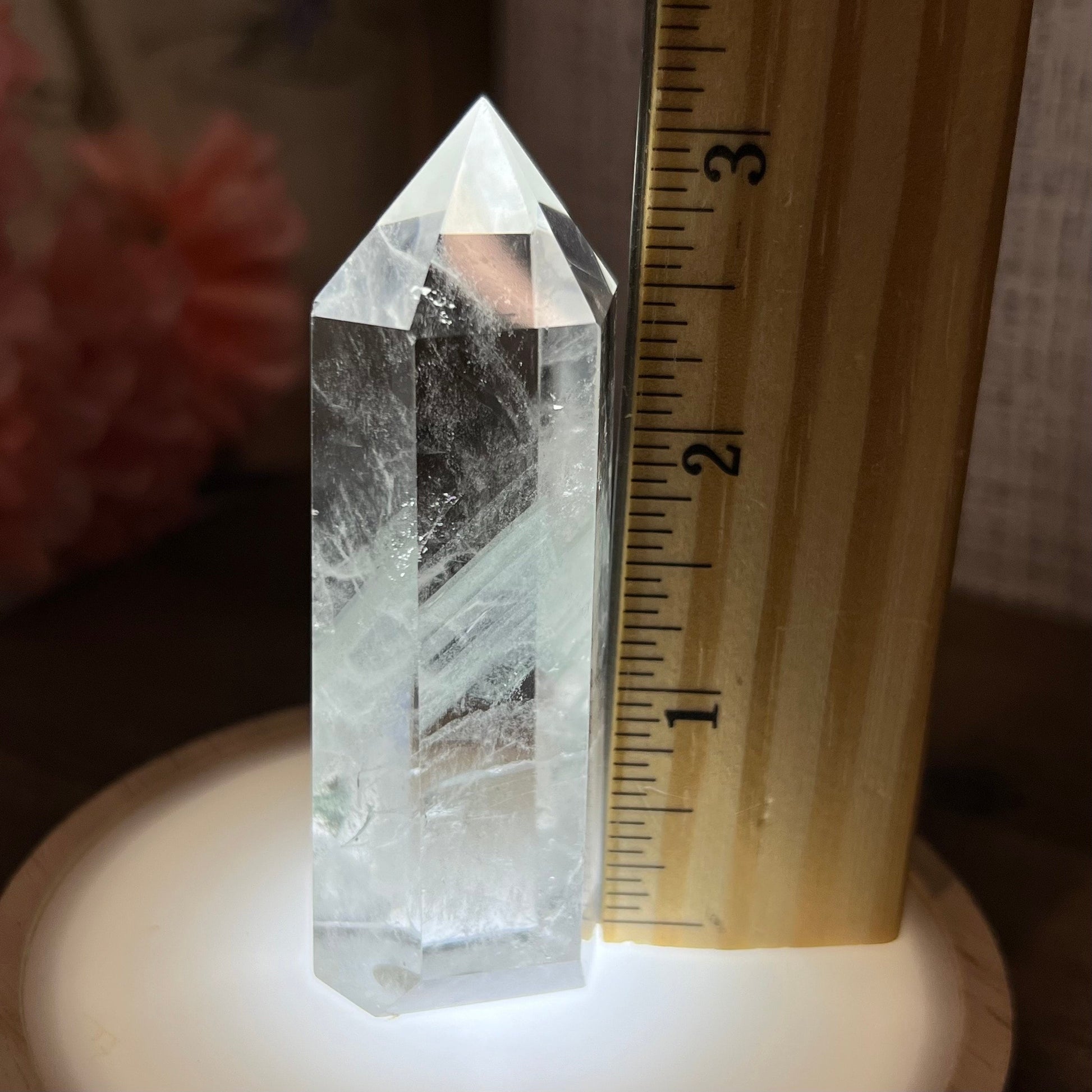 Green Chlorite Phantom Quartz Tower | Included Quartz