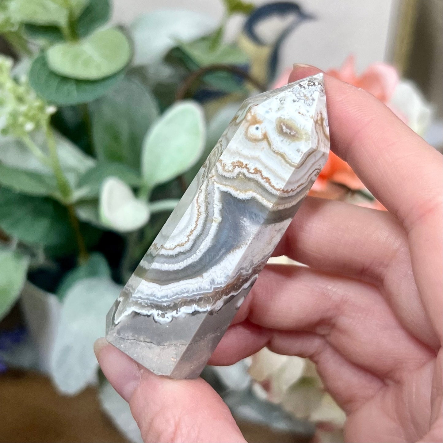 Mexican Lace Agate Tower