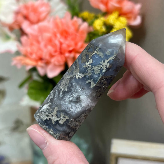 Marcasite Agate Tower | Nipomo Agate