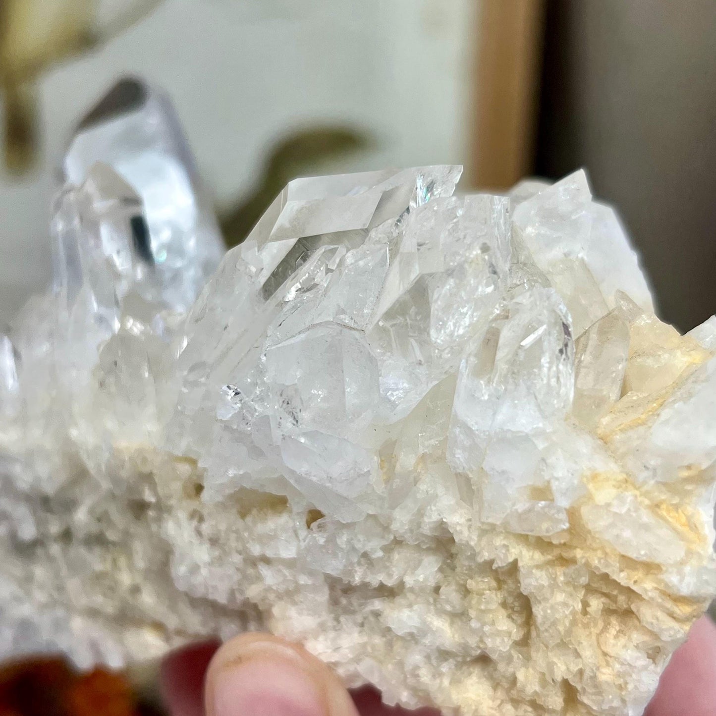 High Grade Lemurian Quartz Cluster from Colombia