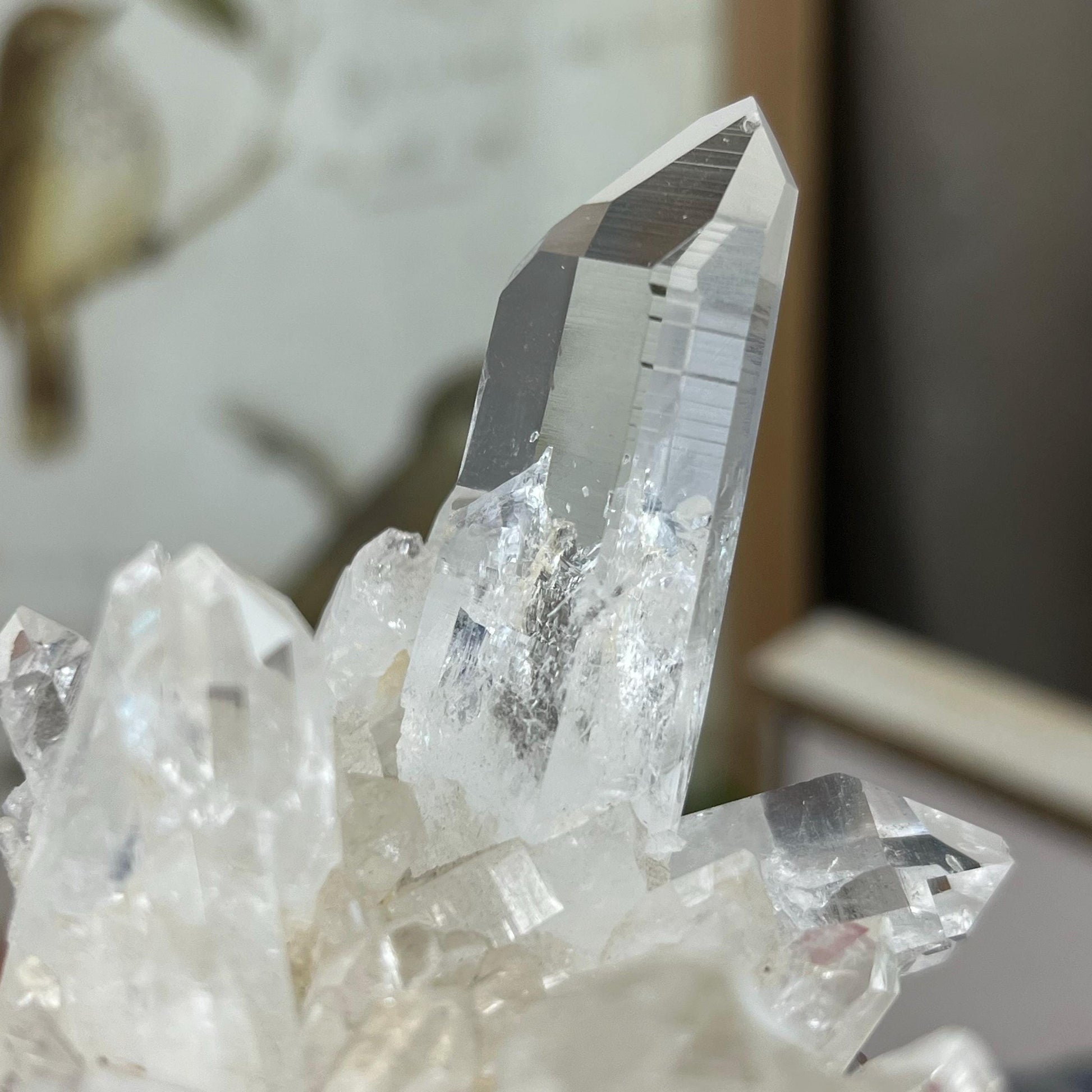 High Grade Lemurian Quartz Cluster from Colombia