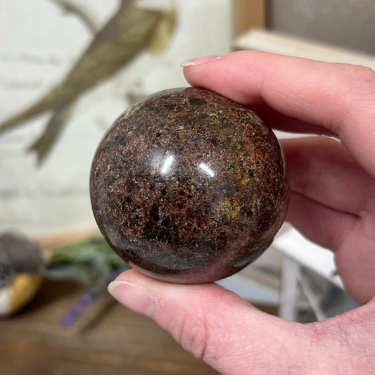 Unique Grenatite Sphere | Garnet Sphere