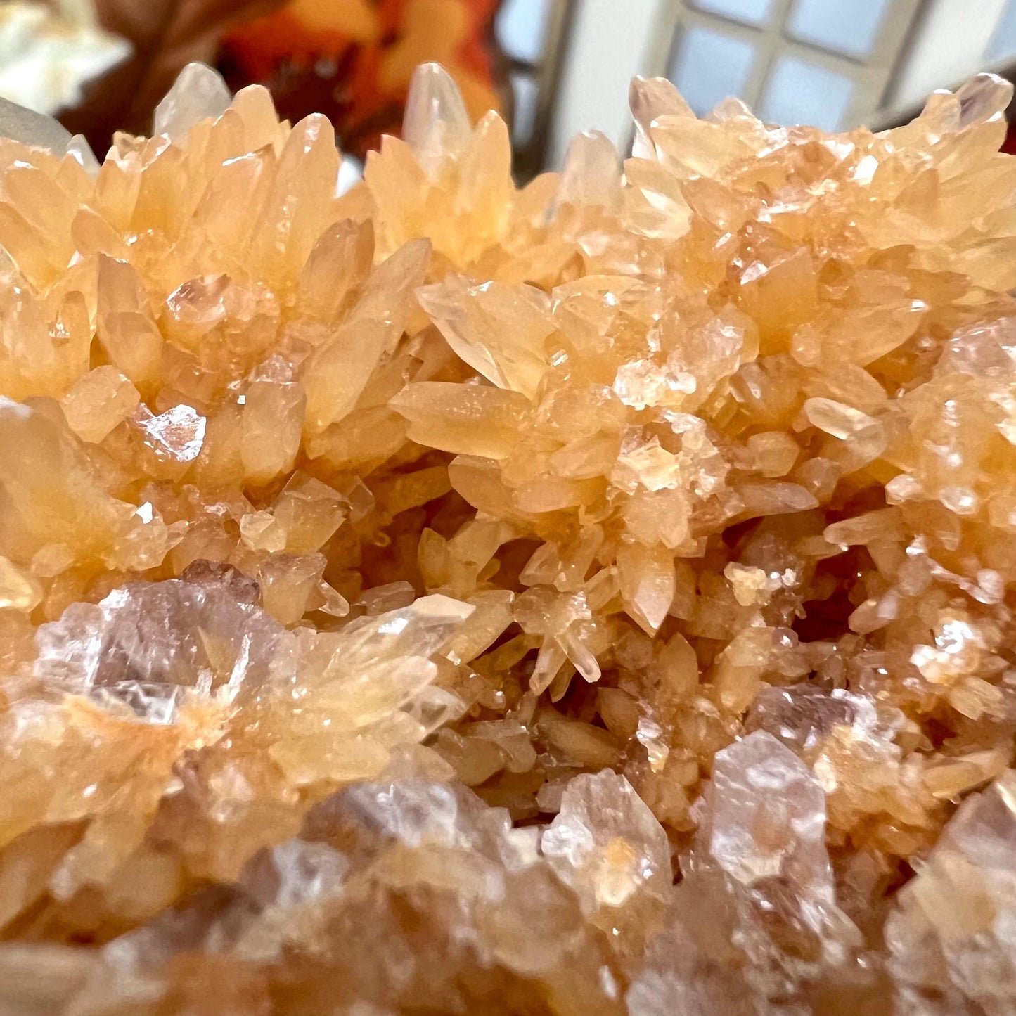 Dogtooth Calcite Specimen | Orange Dogtooth Calcite