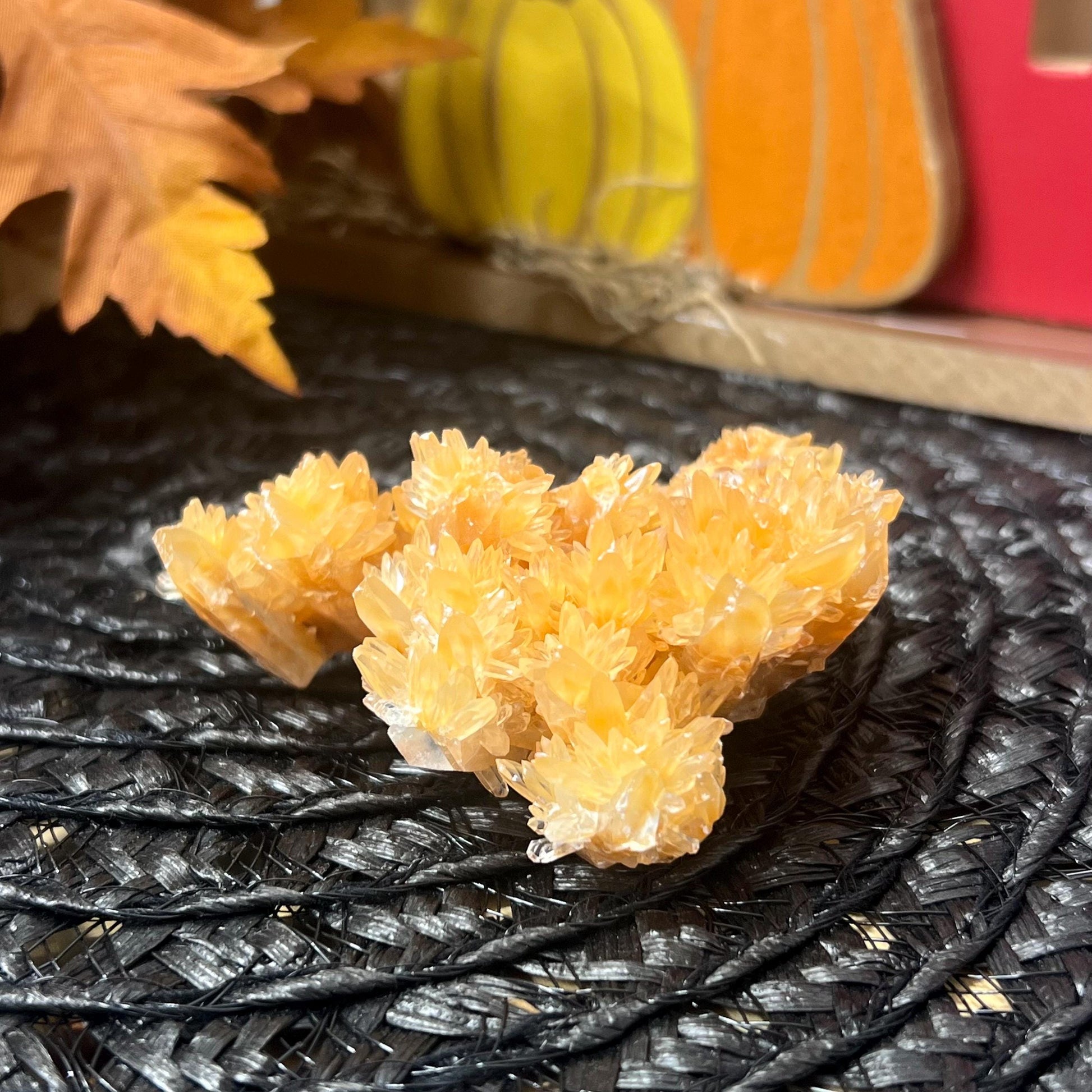 Dogtooth Calcite Specimen | Orange Dogtooth Calcite