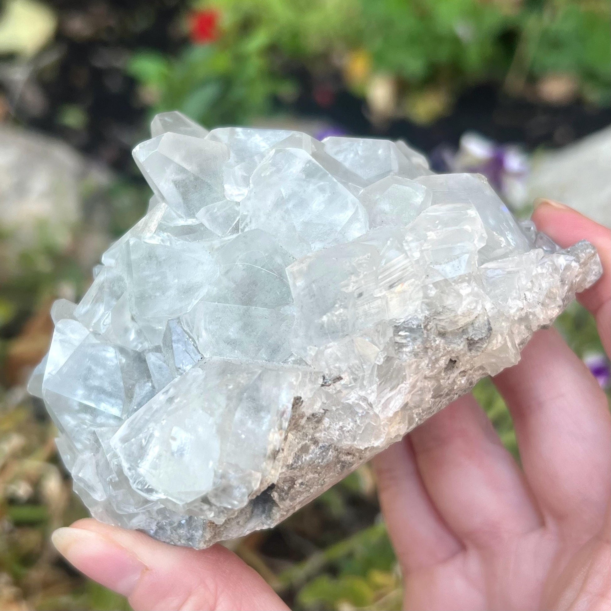 Amazing Linwood Calcite Specimen | Marcasite Included Calcite | Marcasite Phantoms | Iowa Minerals