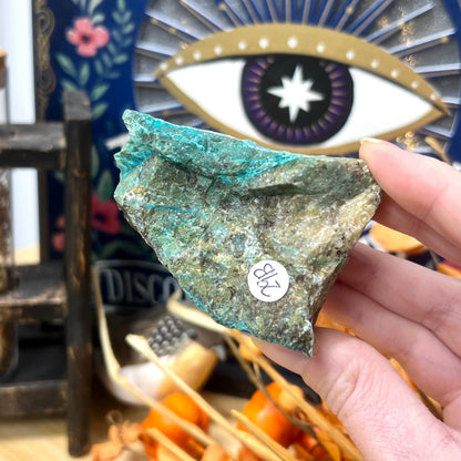 Sparkly Druzy Blue Chrysocolla Specimen | Congo Minerals | Druzy Chrysocolla Malachite