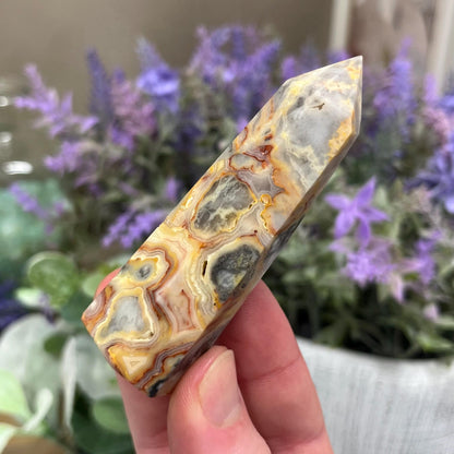 Crazy Lace Agate Tower