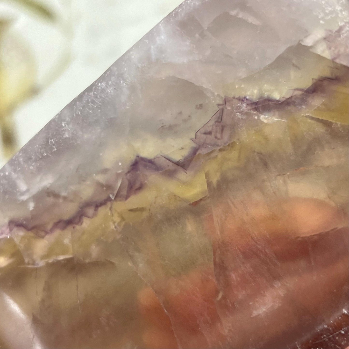 Rainbow Fluorite Dish | Crystal Bowl | Fluorite Bowl