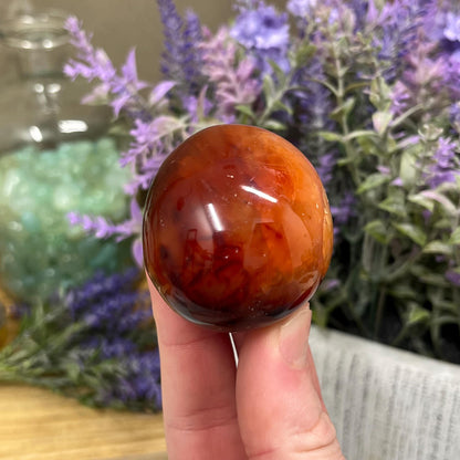 Carnelian Palm Stone