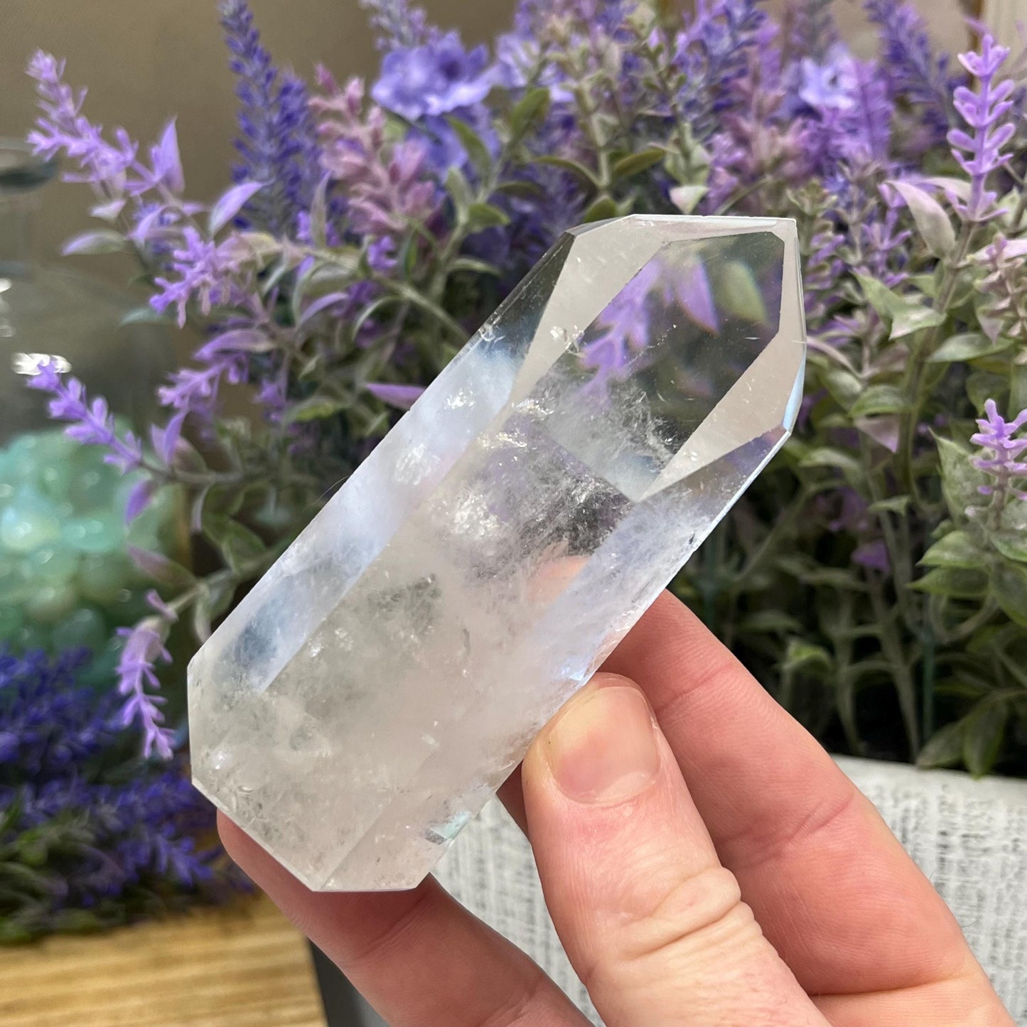 Brazilian Quartz Tower with Garden Quartz