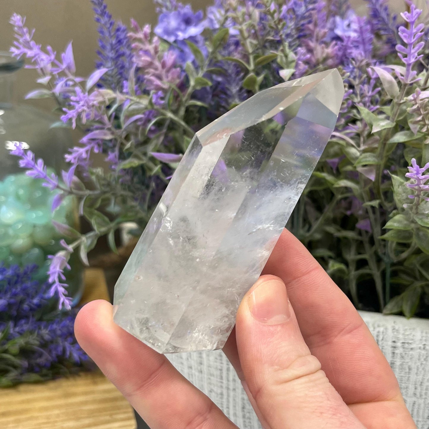 Brazilian Quartz Tower with Garden Quartz