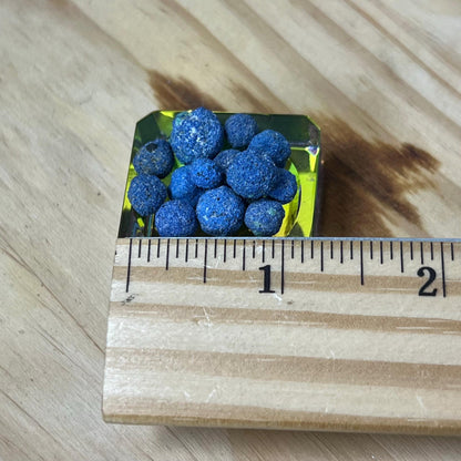 Tiny Natural Azurite Blueberry from Utah, USA