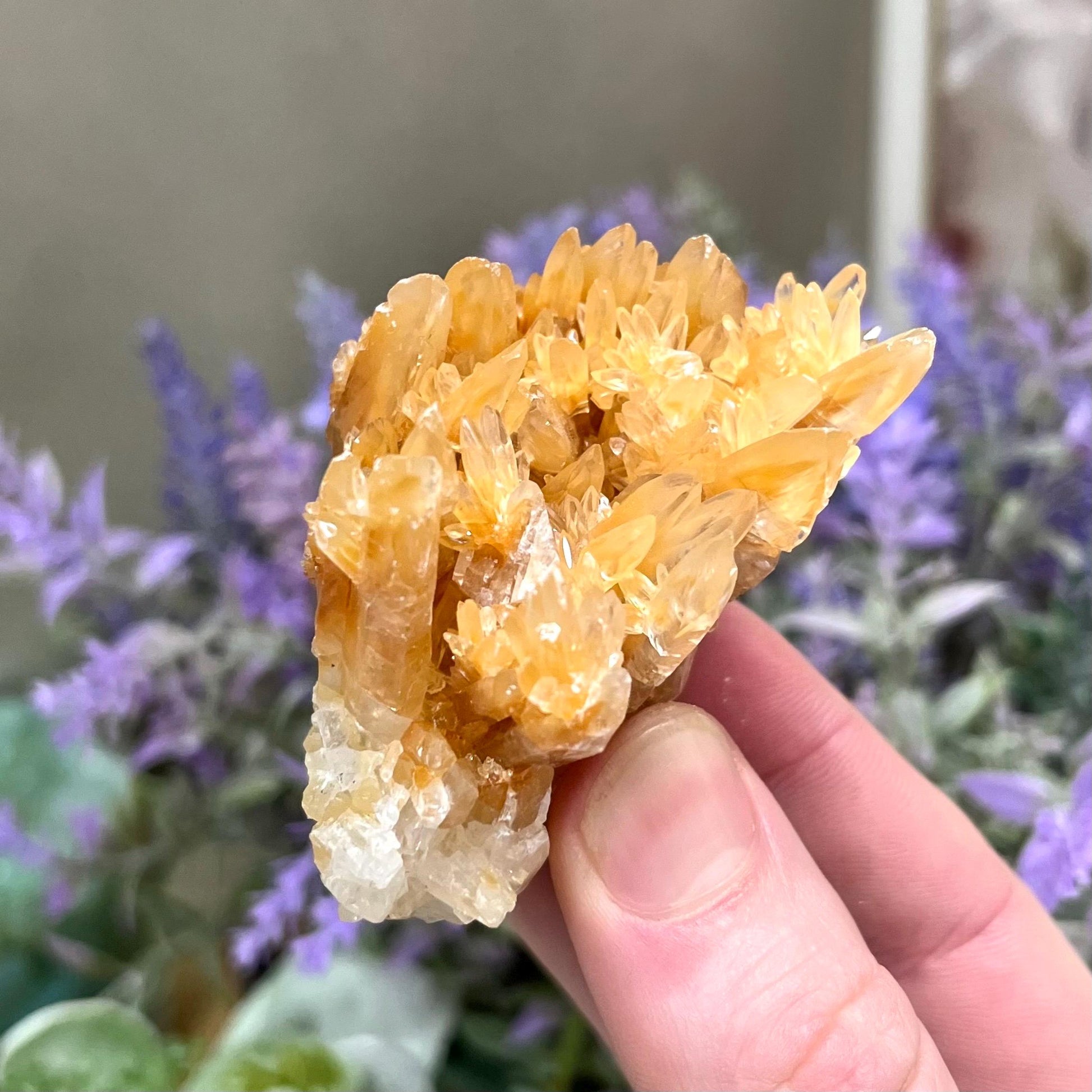 Dogtooth Calcite Specimen | Orange Dogtooth Calcite