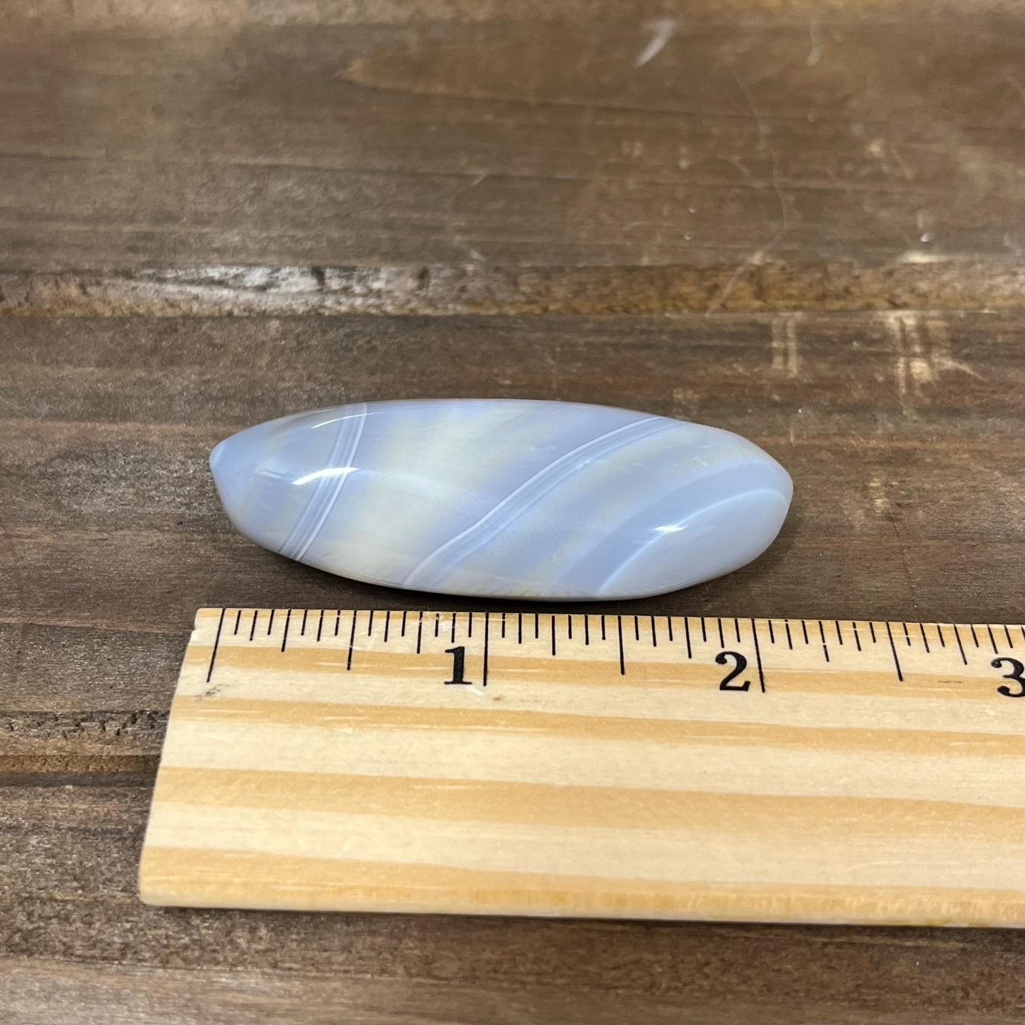 Small Banded Agate Palm Stone from Madagascar | Agate Pebble