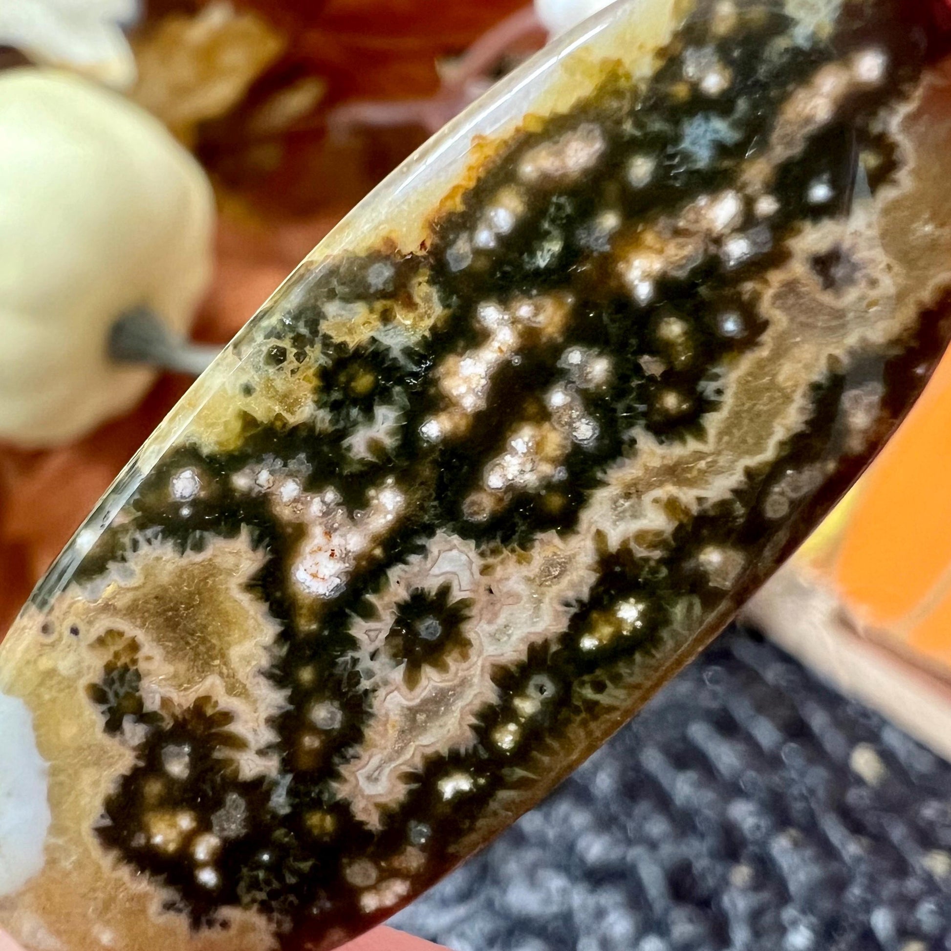 Seventh Vein Ocean Jasper Cab | Ocean Jasper Cabochon | 7th Vein