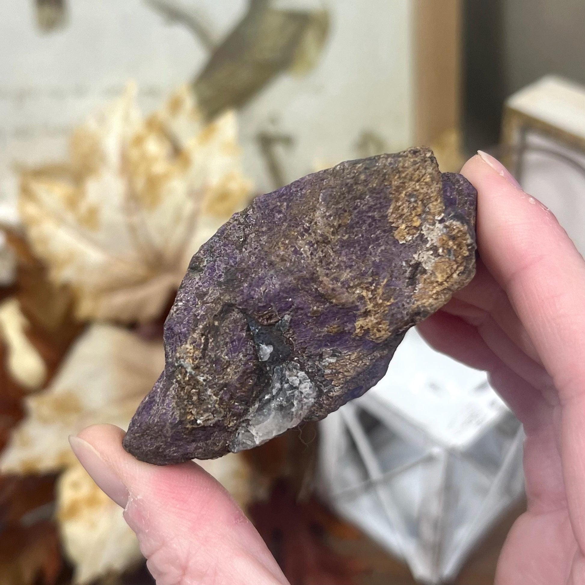 Raw Purpurite Chunk | Flashy Purpurite