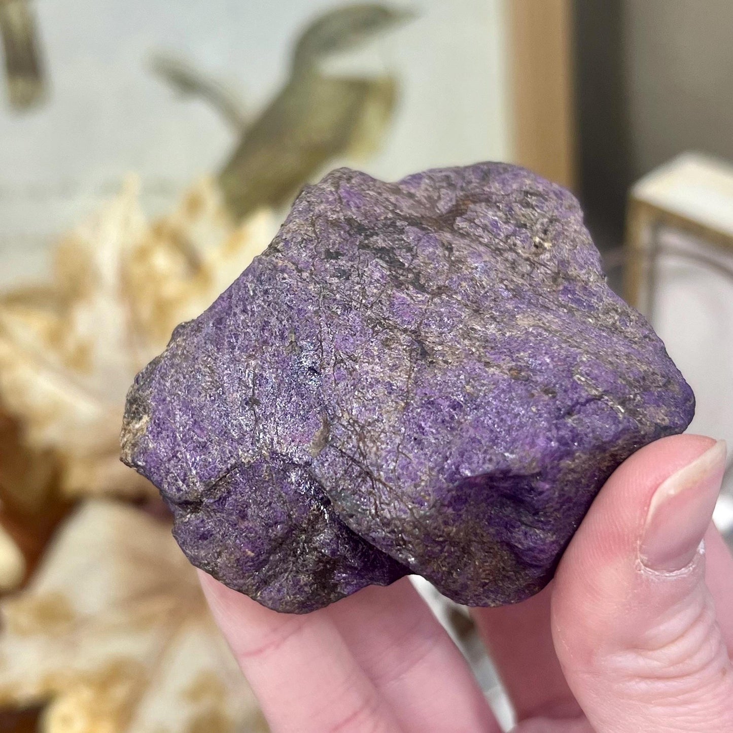 Raw Purpurite Chunk | Flashy Purpurite