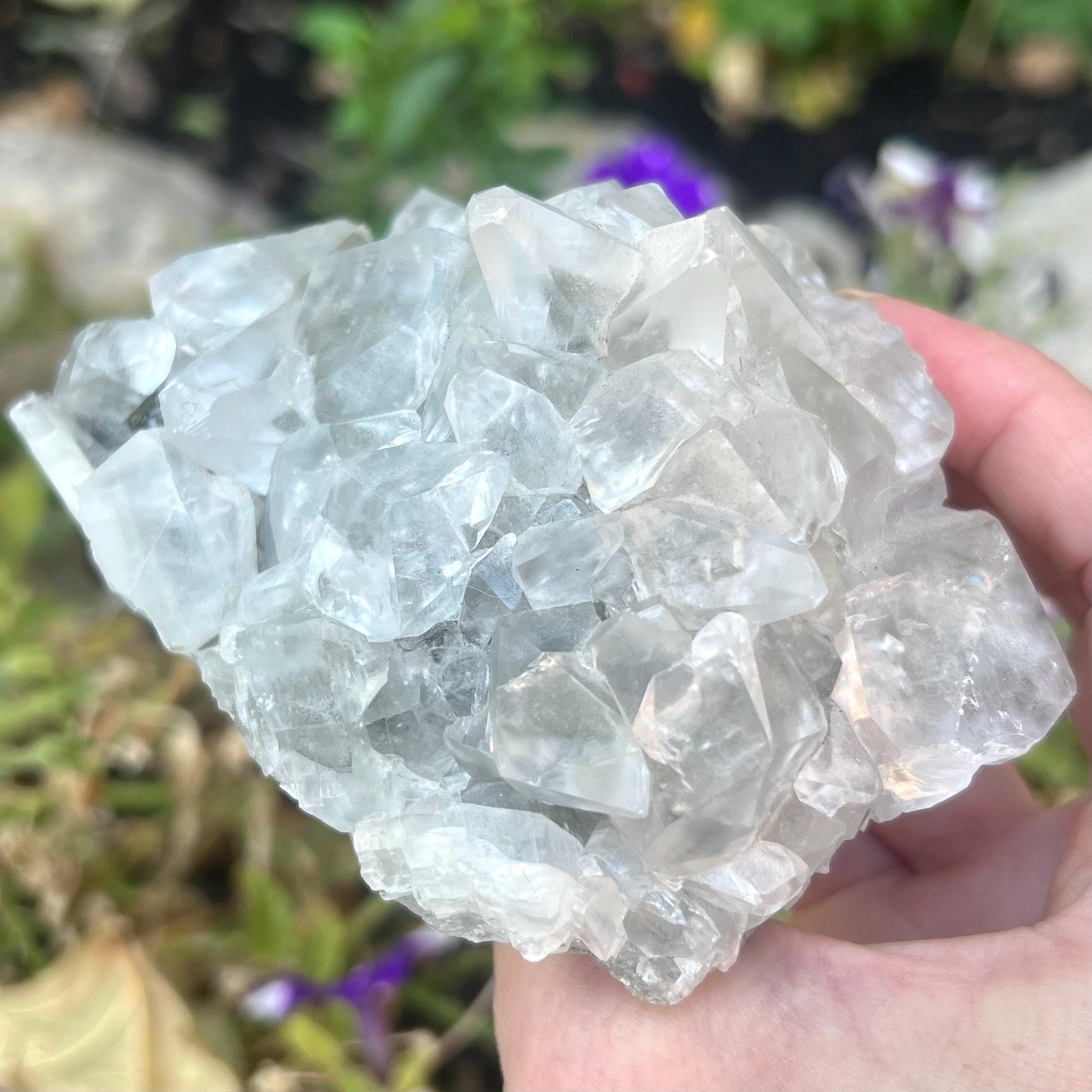 Amazing Linwood Calcite Specimen | Marcasite Included Calcite | Marcasite Phantoms | Iowa Minerals