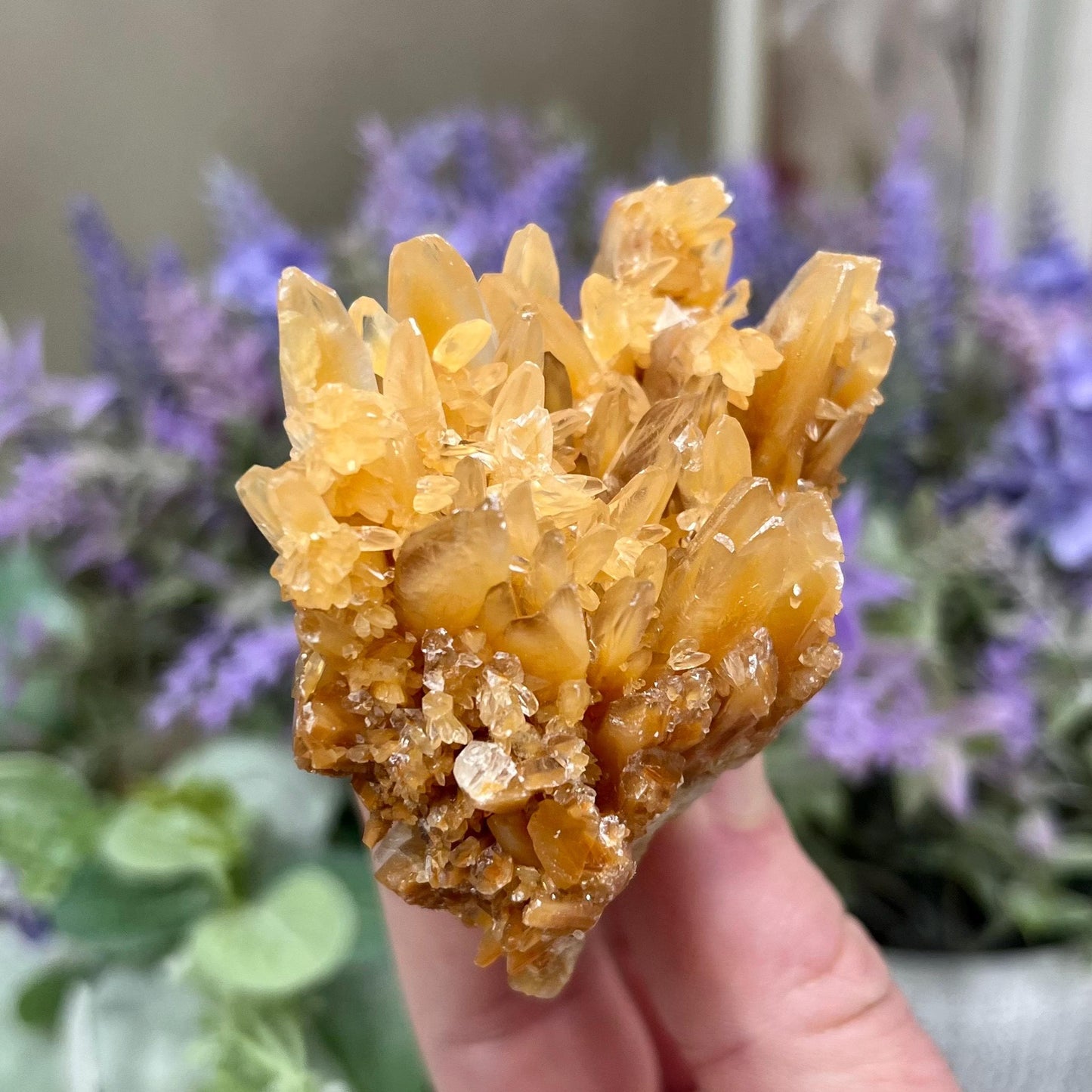 Dogtooth Calcite Specimen | Orange Dogtooth Calcite