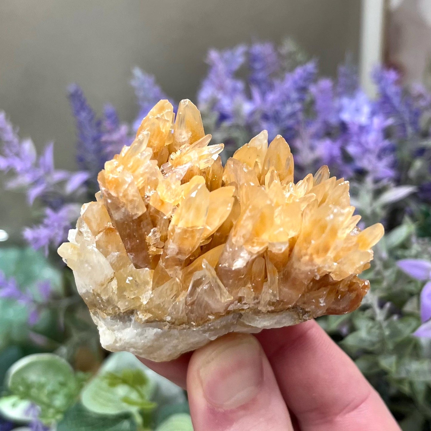 Dogtooth Calcite Specimen | Orange Dogtooth Calcite