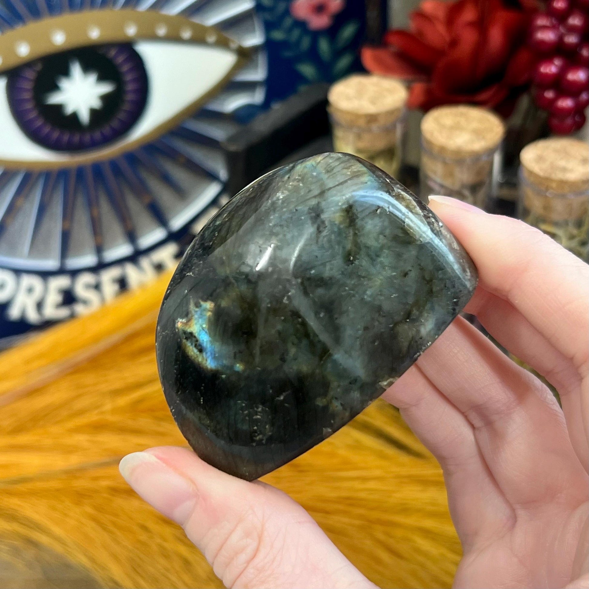 High Quality Small Purple Labradorite Freeform