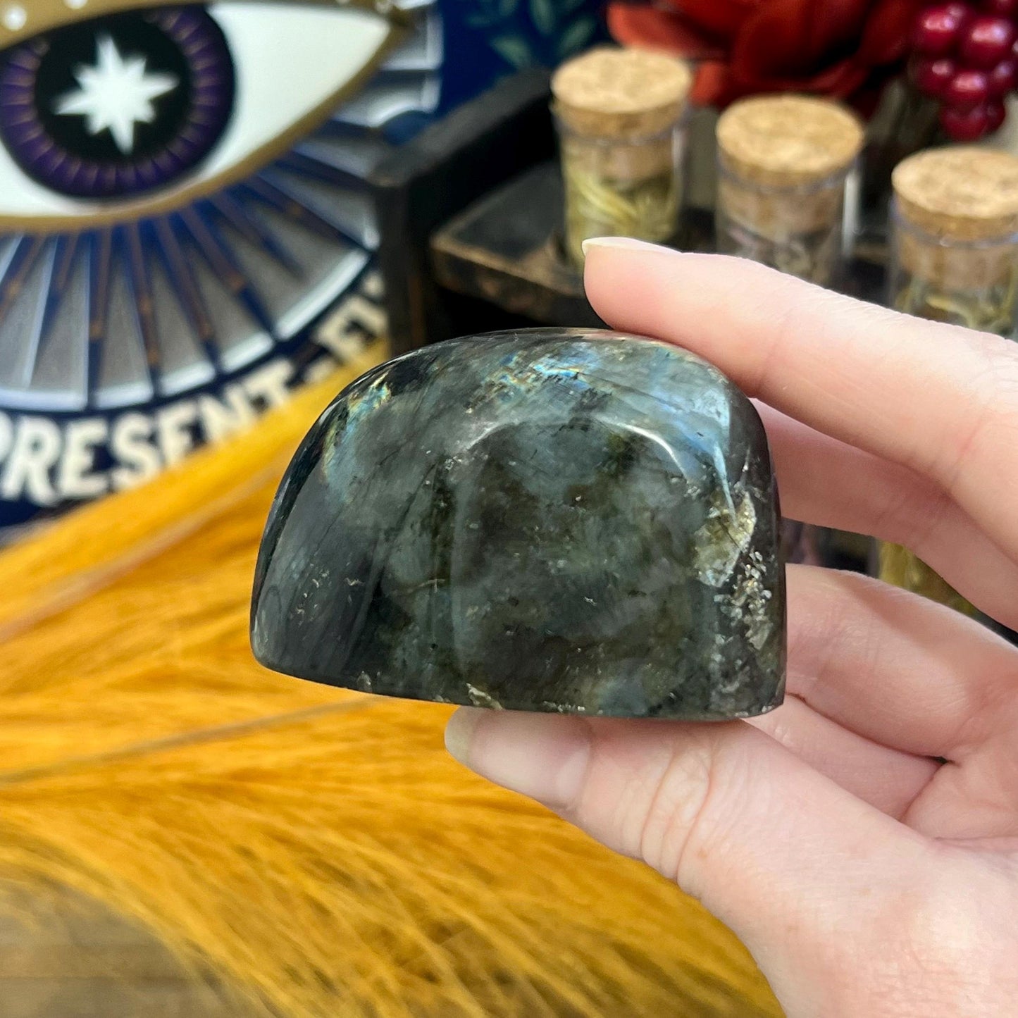 High Quality Small Purple Labradorite Freeform