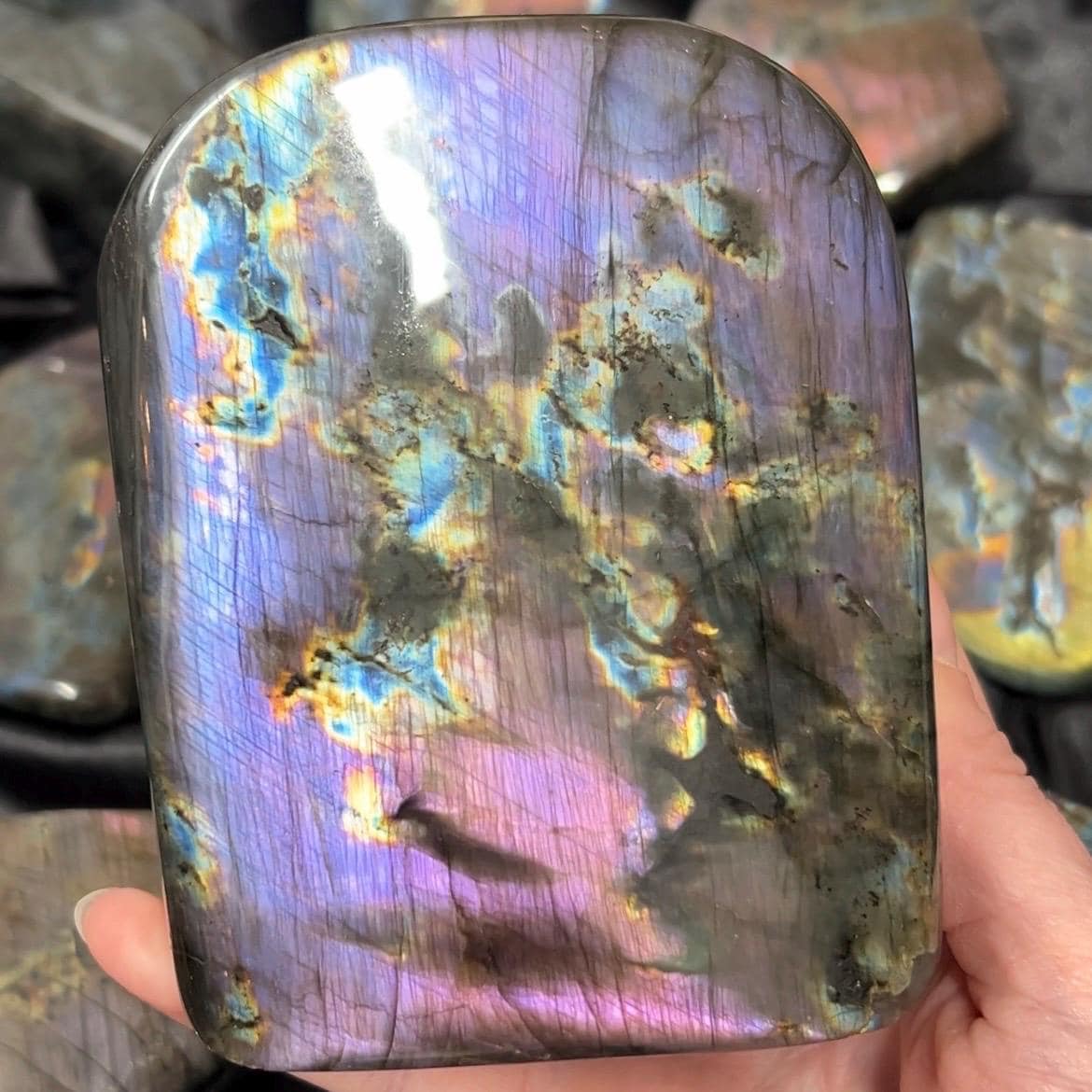 Large High Quality Purple Labradorite Freeform | Pink Labradorite