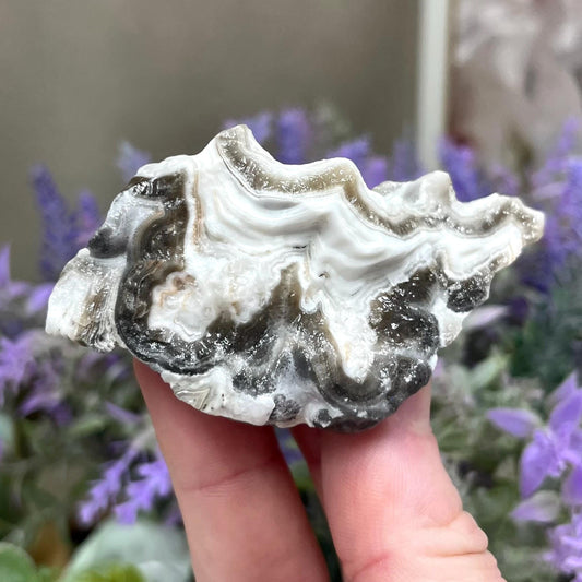 Rough Acid Washed Zebra Calcite