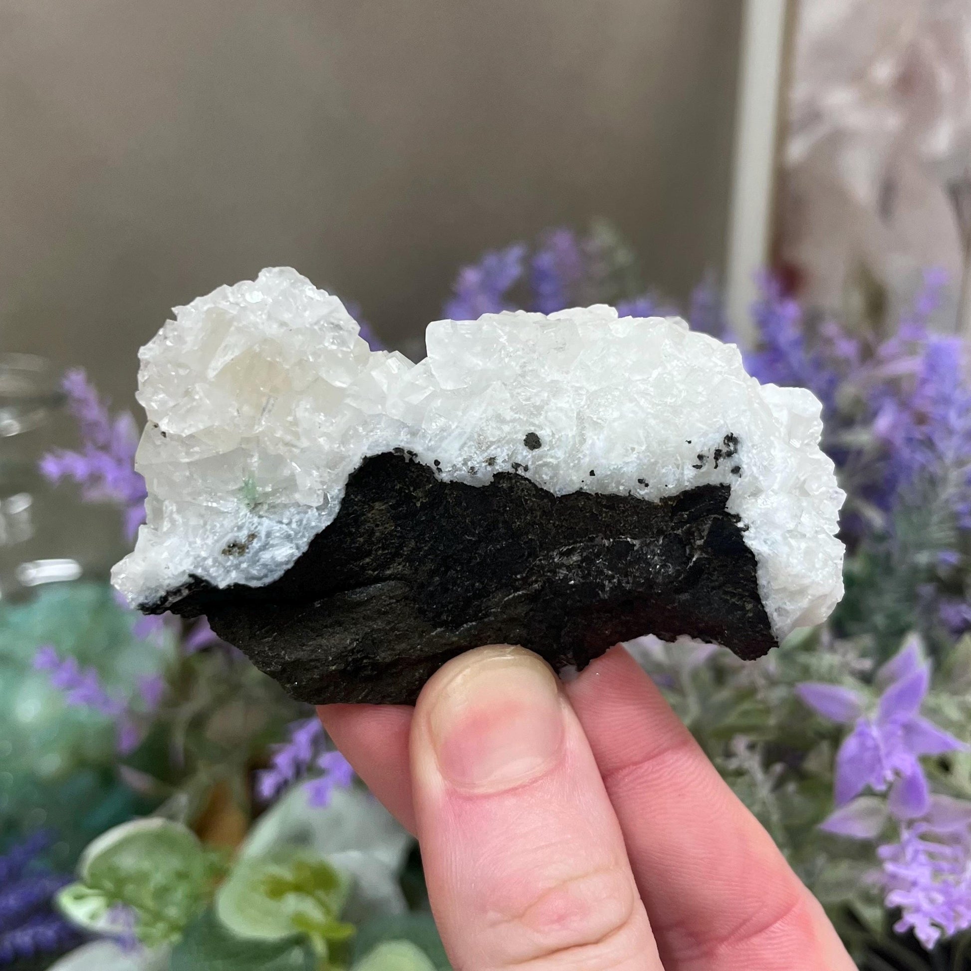 Apophyllite Cluster with Peach Stilbite | Zeolite Specimen | Peach Stilbite