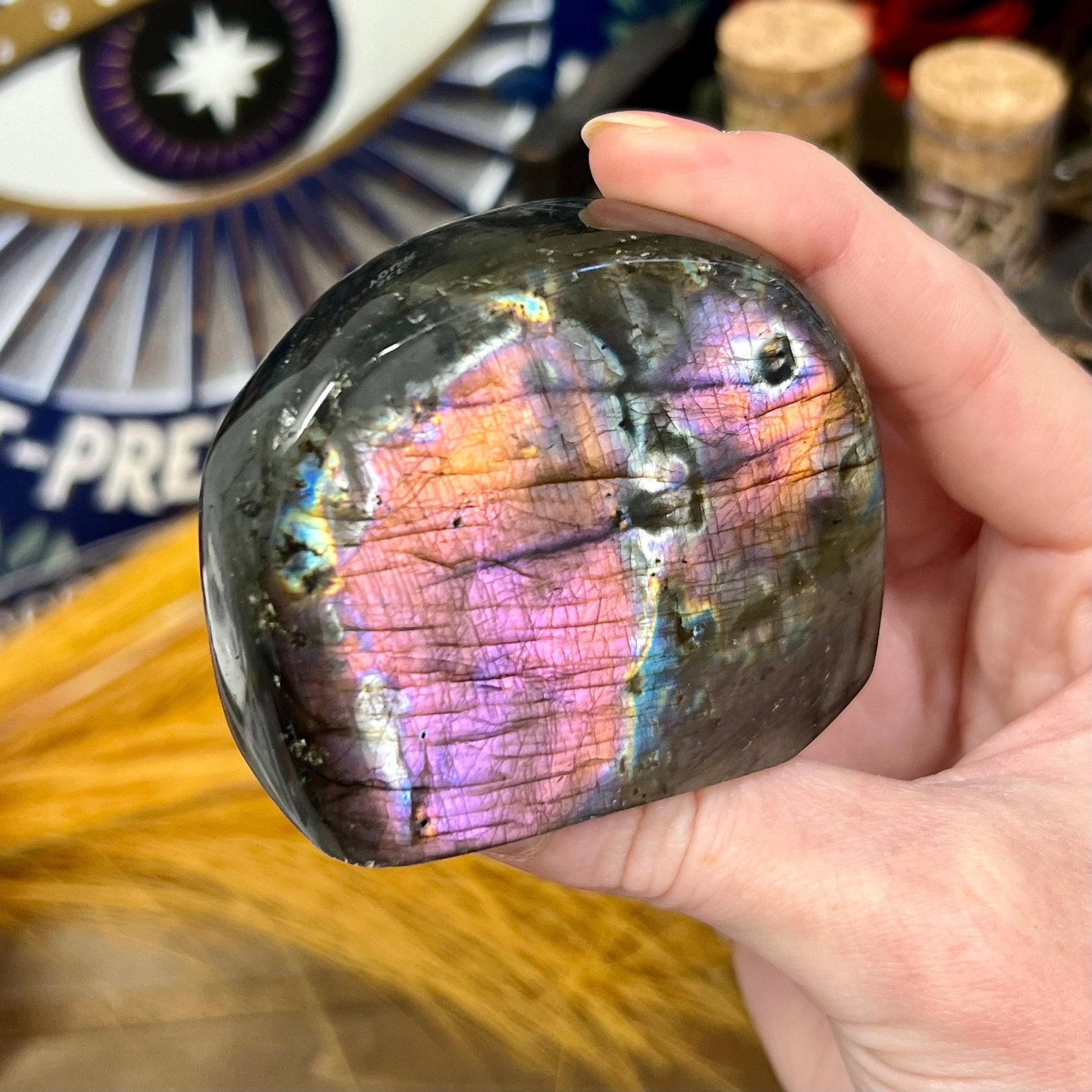 High Quality Rainbow Labradorite Freeform | Purple Labradorite | Pink Lab Freeform