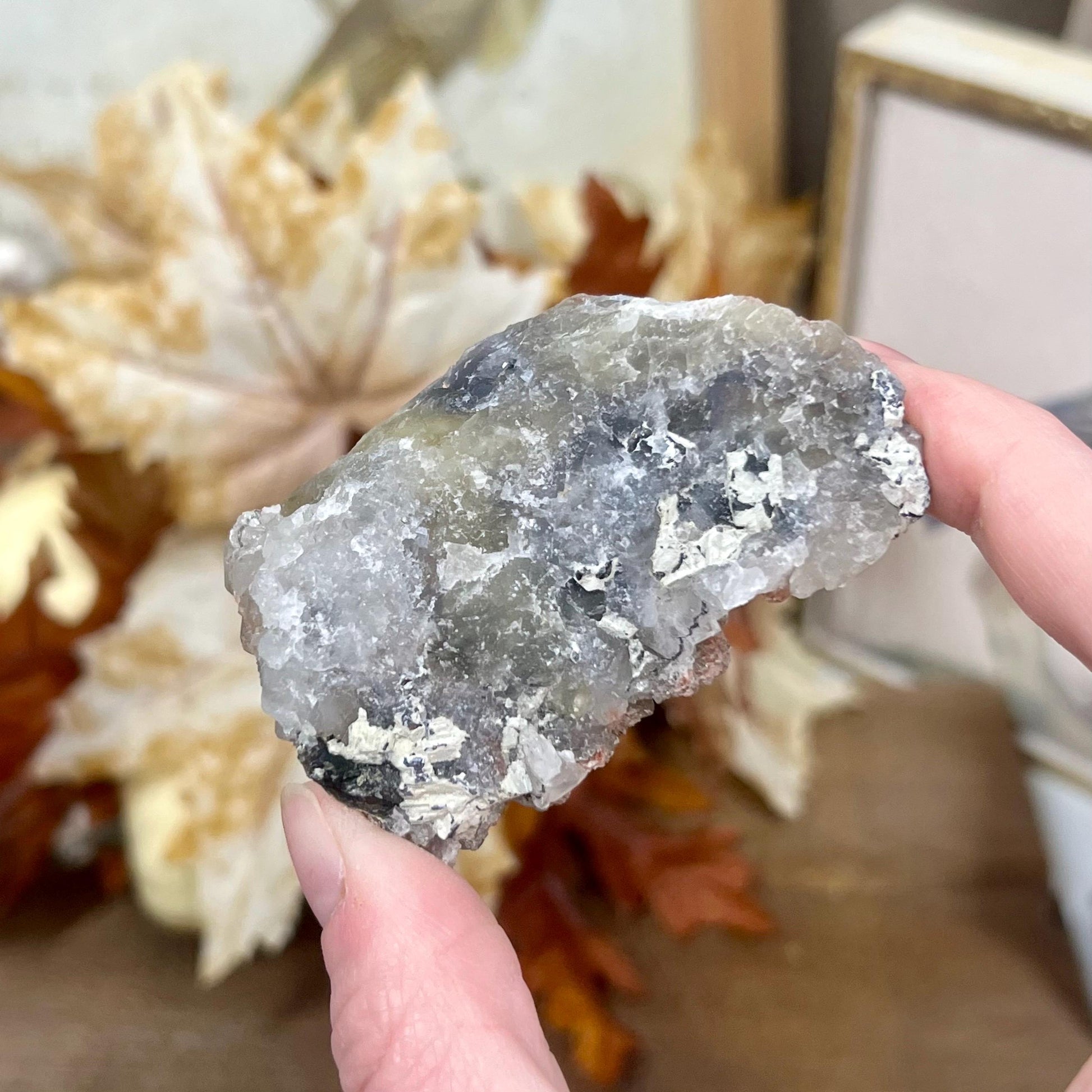 Barite and Quartz Specimen from Morocco | Mixed Mineral Specimen