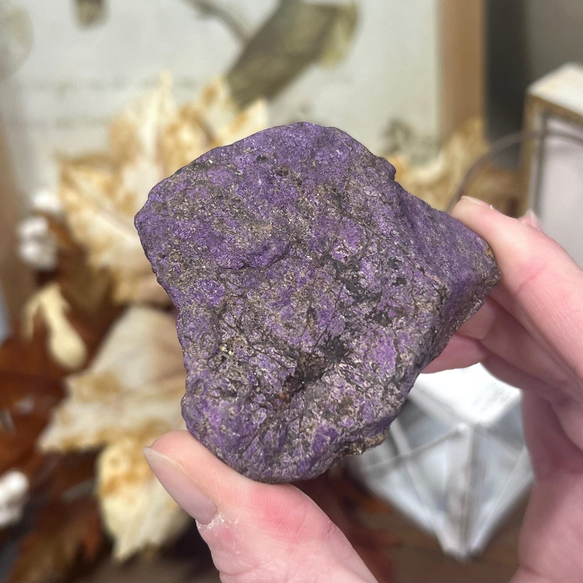 Raw Purpurite Chunk | Flashy Purpurite