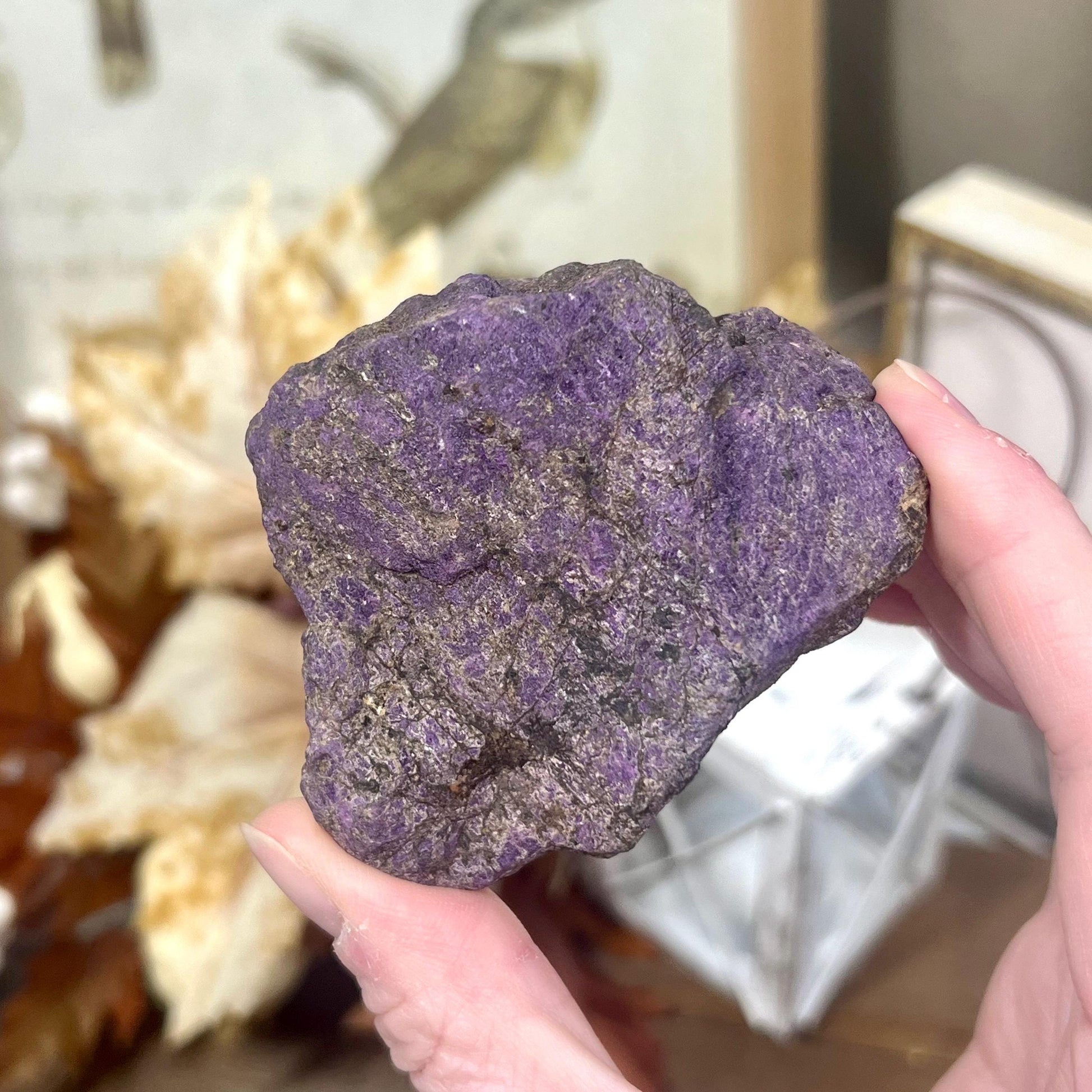 Raw Purpurite Chunk | Flashy Purpurite