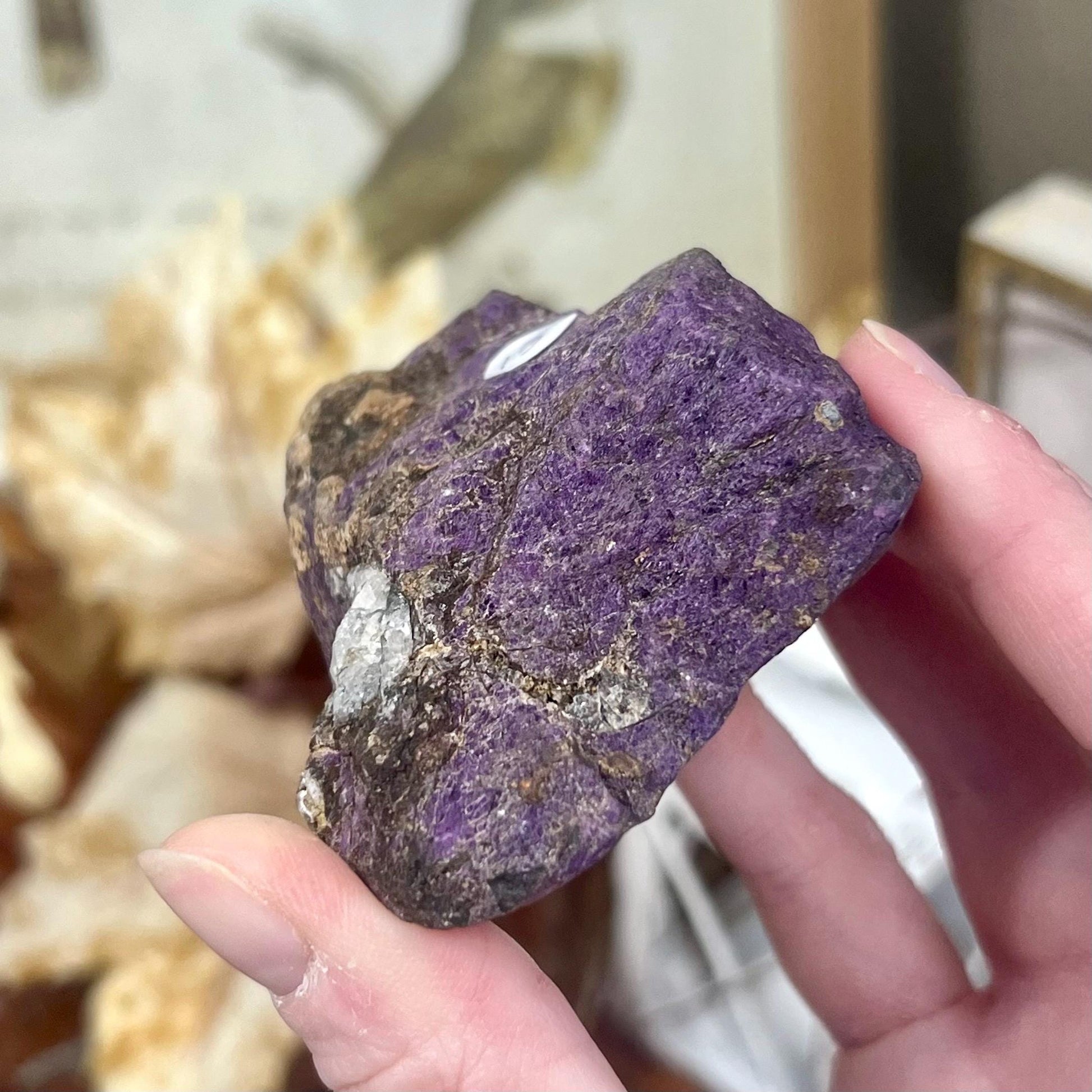 Raw Purpurite Chunk | Flashy Purpurite