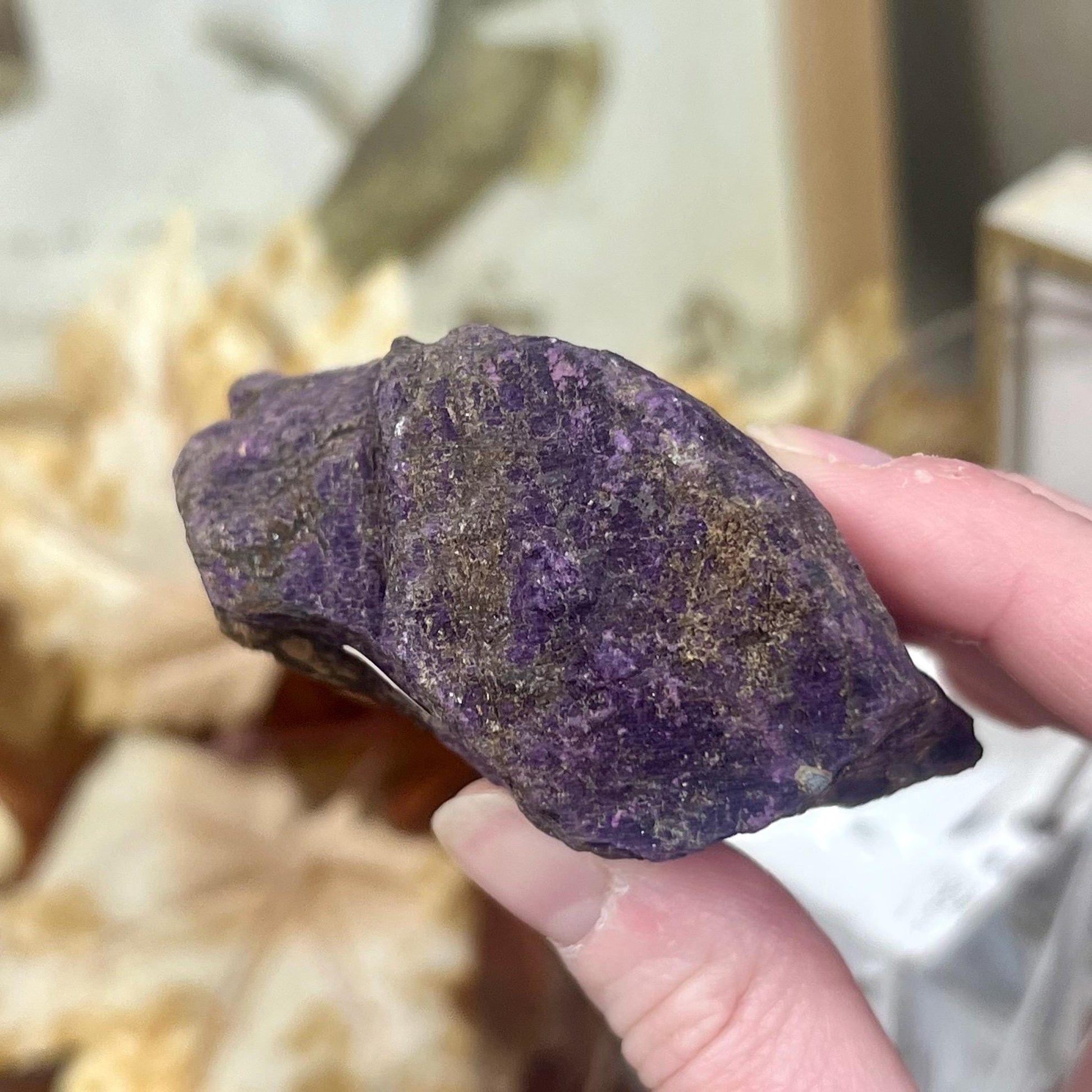 Raw Purpurite Chunk | Flashy Purpurite