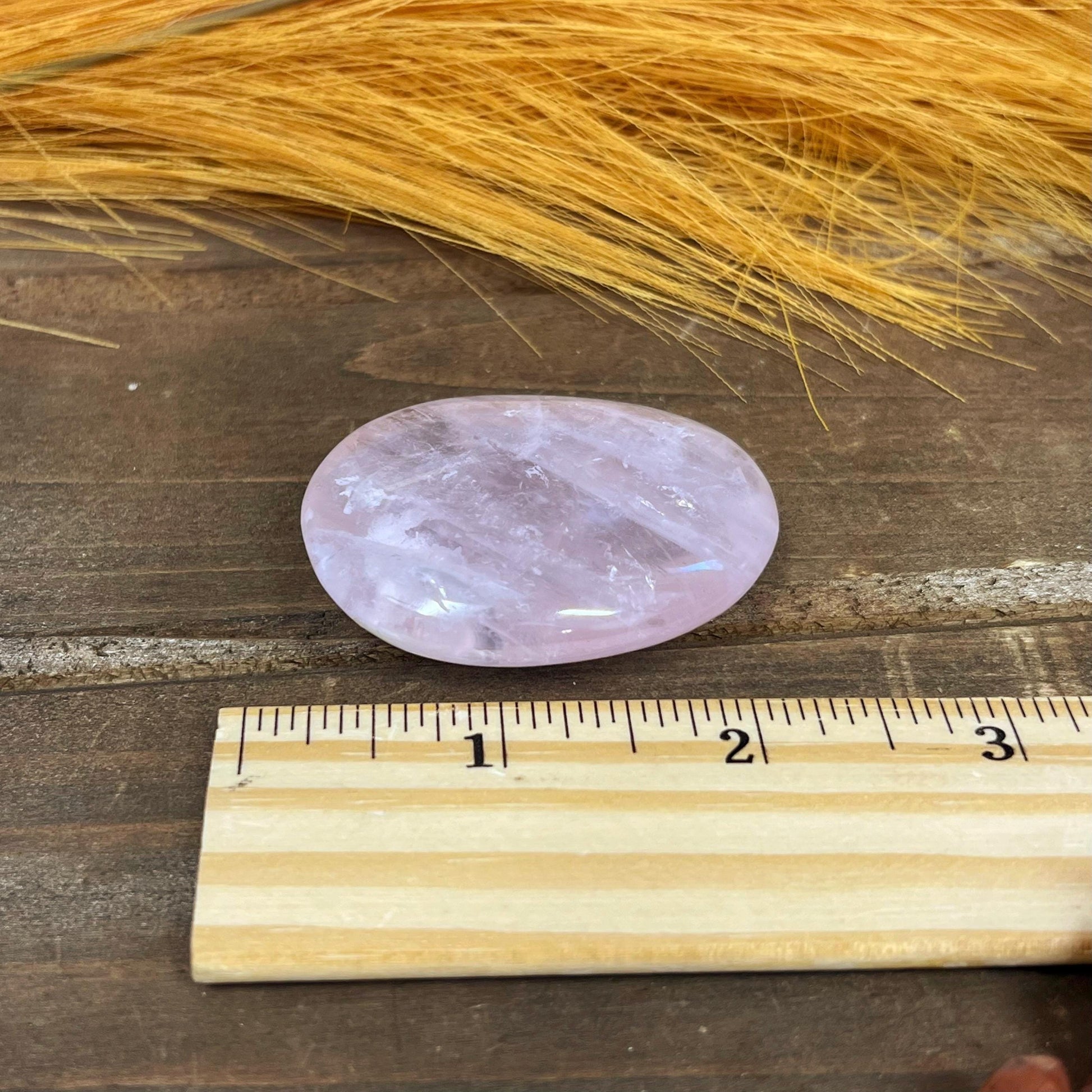 Small Gemmy Rose Quartz Palm | High Quality Rose Quartz