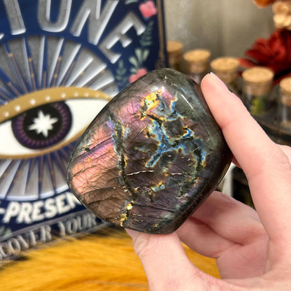 High Quality Rainbow Labradorite Freeform | Pink Labradorite | Purple Lab Freeform