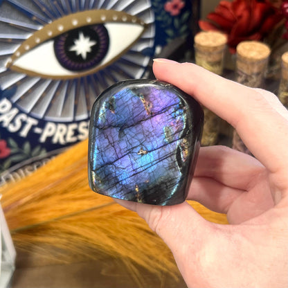 High Quality Small Blue and Purple Labradorite Freeform