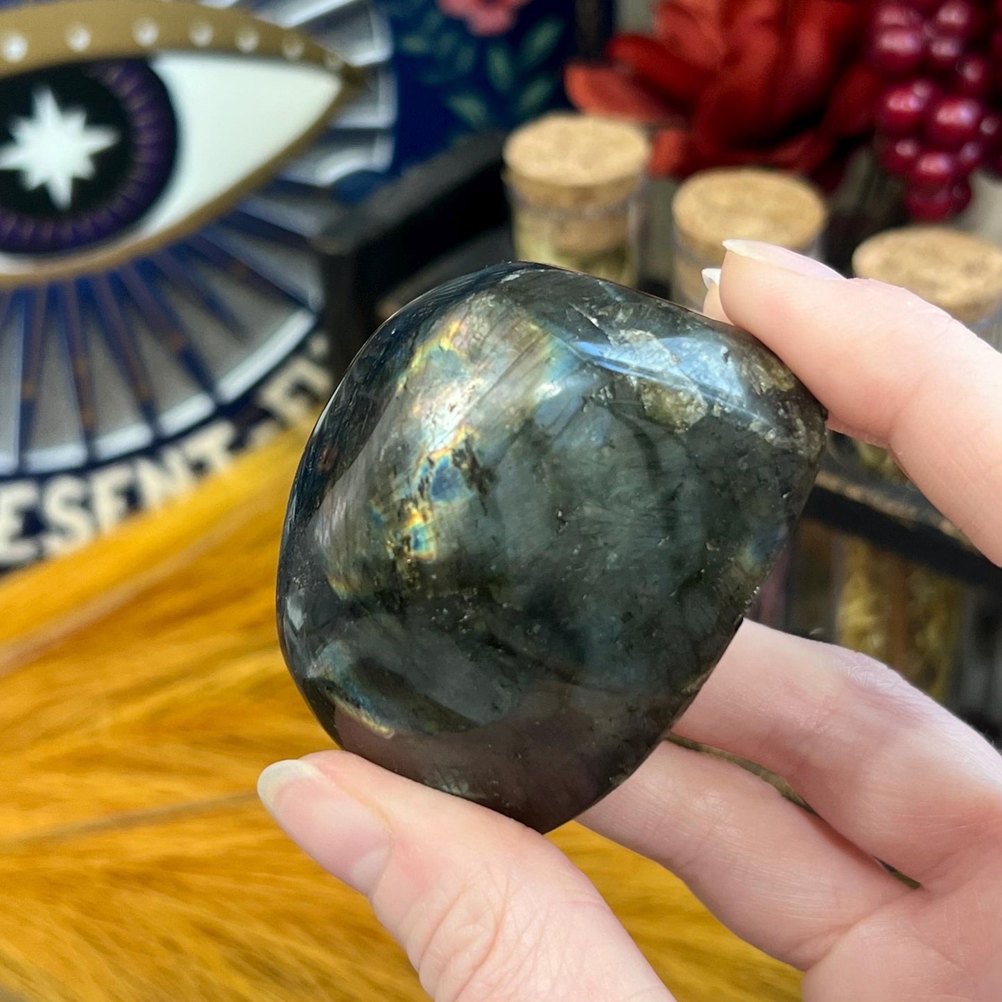 High Quality Small Purple Labradorite Freeform