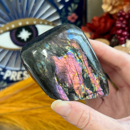 Pink Labradorite Freeform | Sunset Labradorite