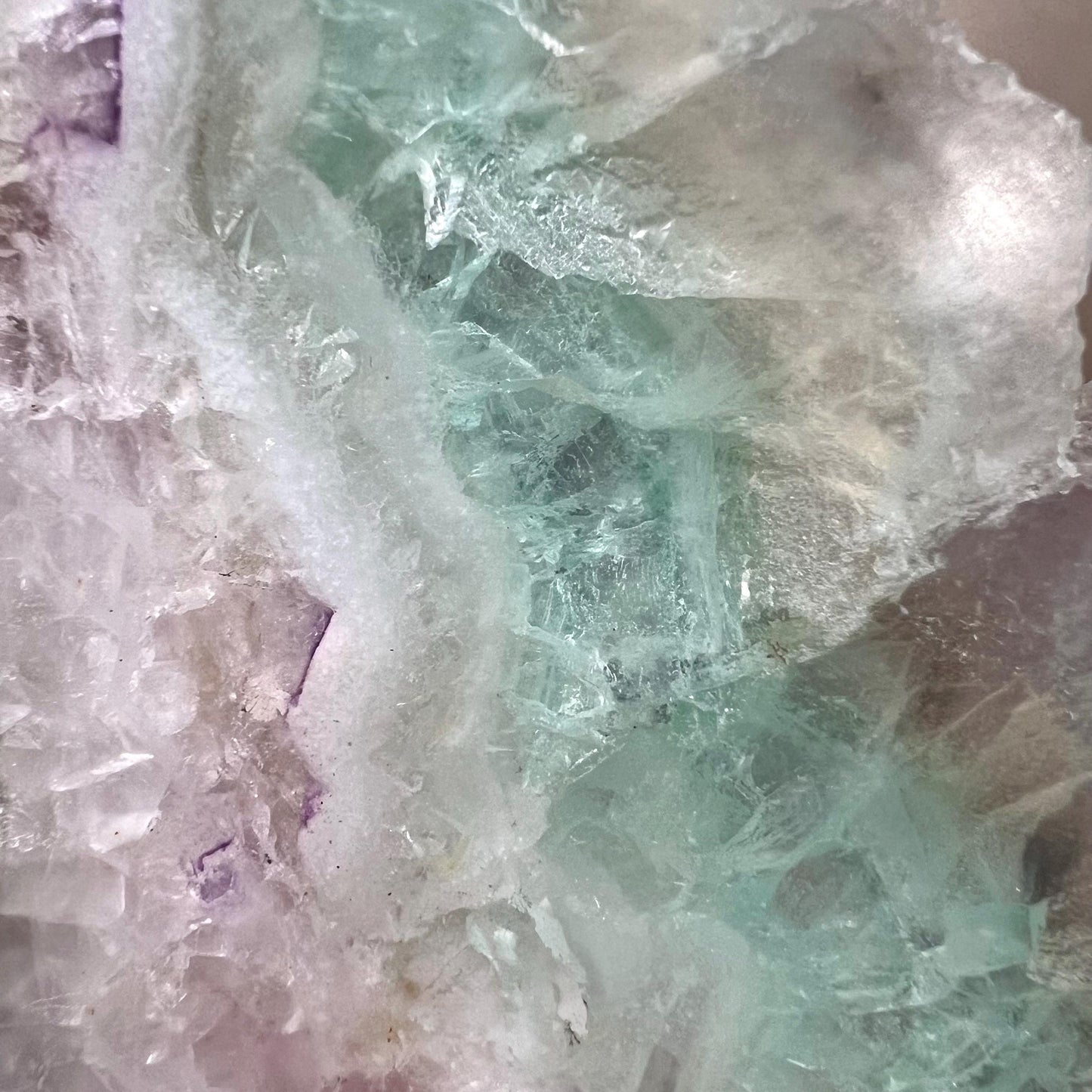 Large Green Fluorite Slab - WOBBLE, PLEASE READ