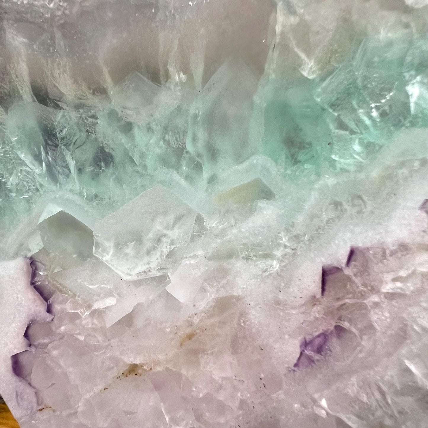 Large Green Fluorite Slab - WOBBLE, PLEASE READ