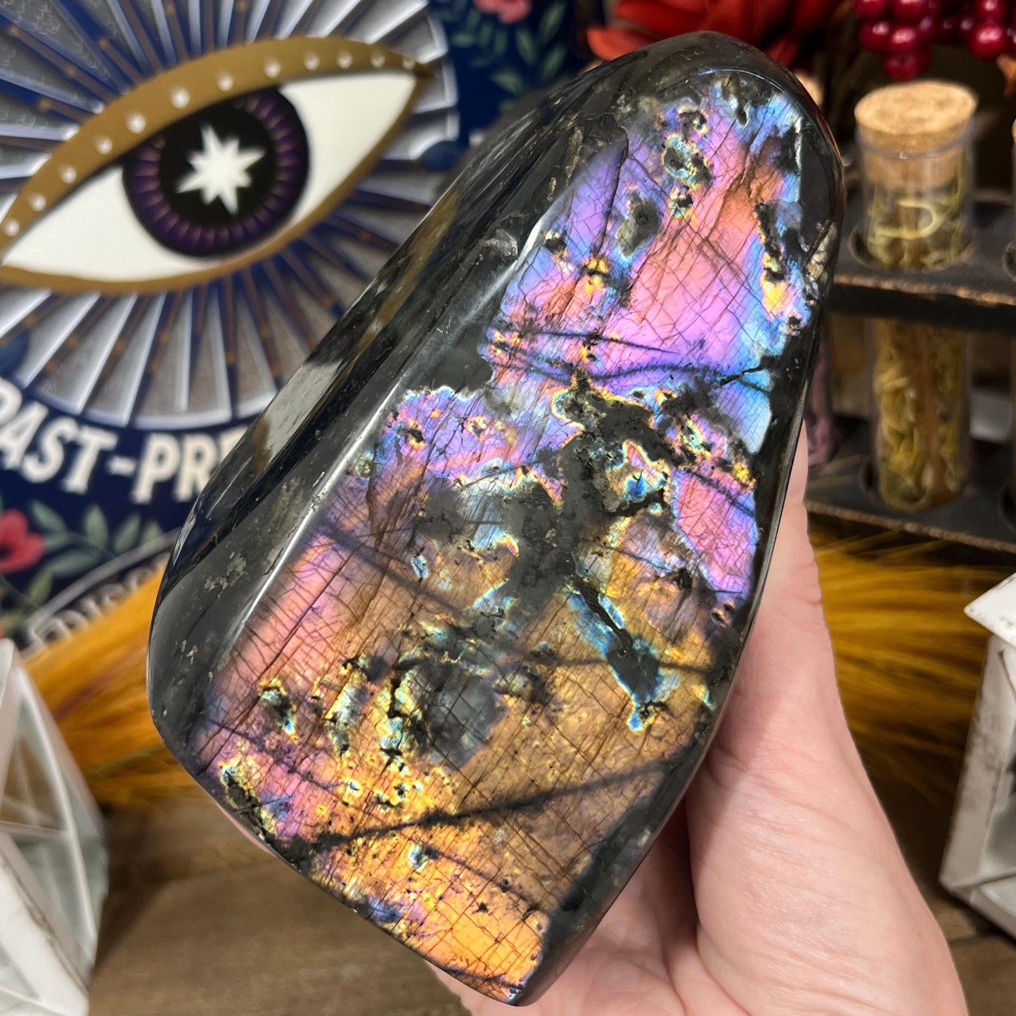 XL High Quality Purple Labradorite Freeform | Sunset Lab - WOBBLE