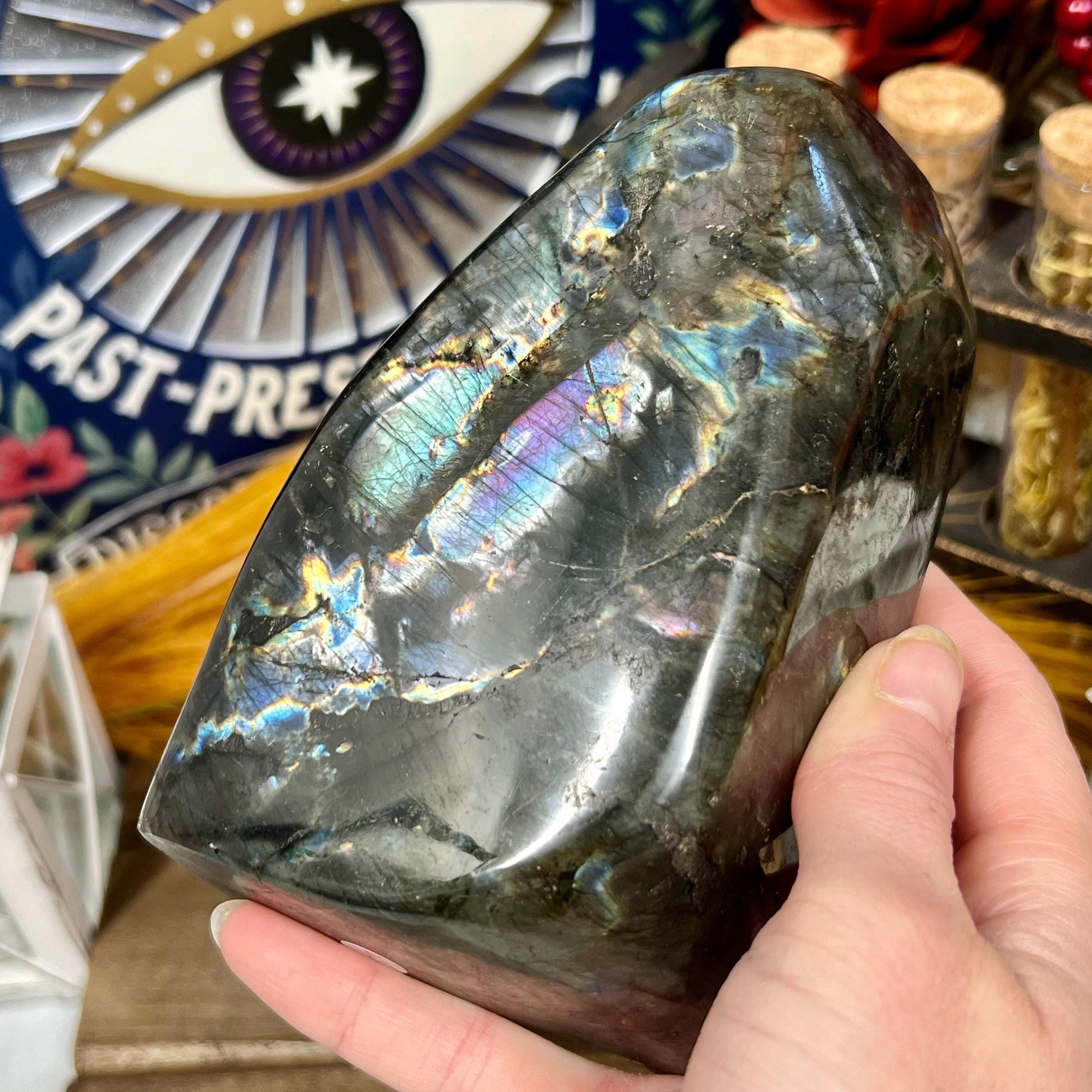 XL High Quality Purple Labradorite Freeform | Sunset Lab - WOBBLE