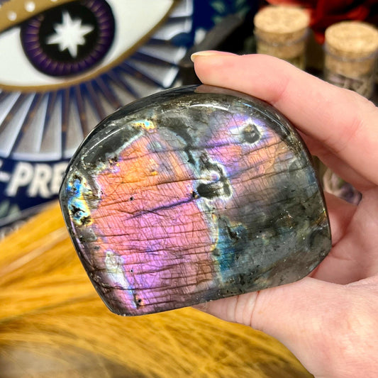 High Quality Rainbow Labradorite Freeform | Purple Labradorite | Pink Lab Freeform